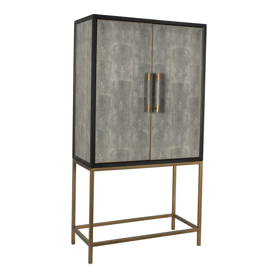 Mako Bar Cabinet Grey - Image 3