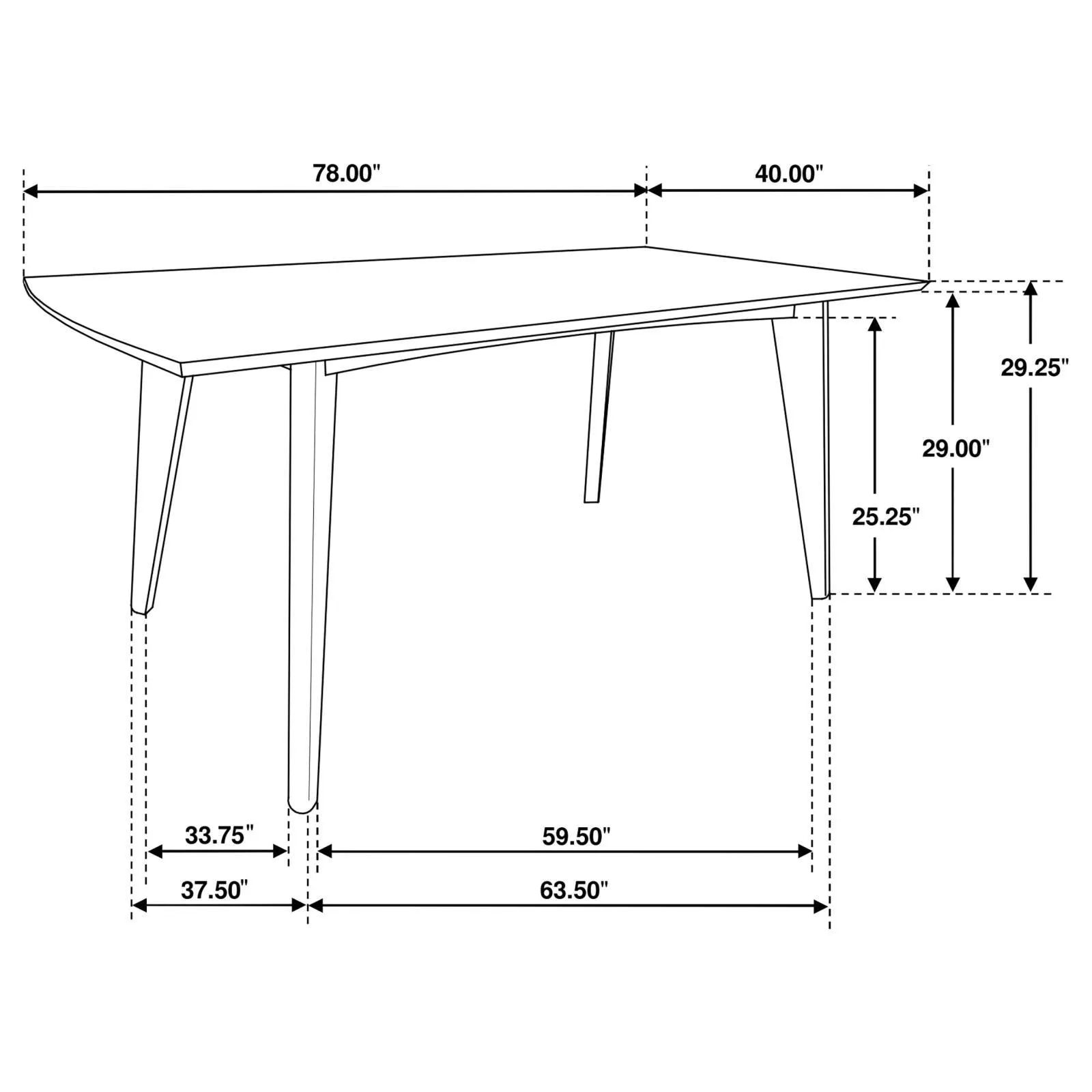 Malone Dark Walnut/Gray 5-Piece Dining Set - Image 7