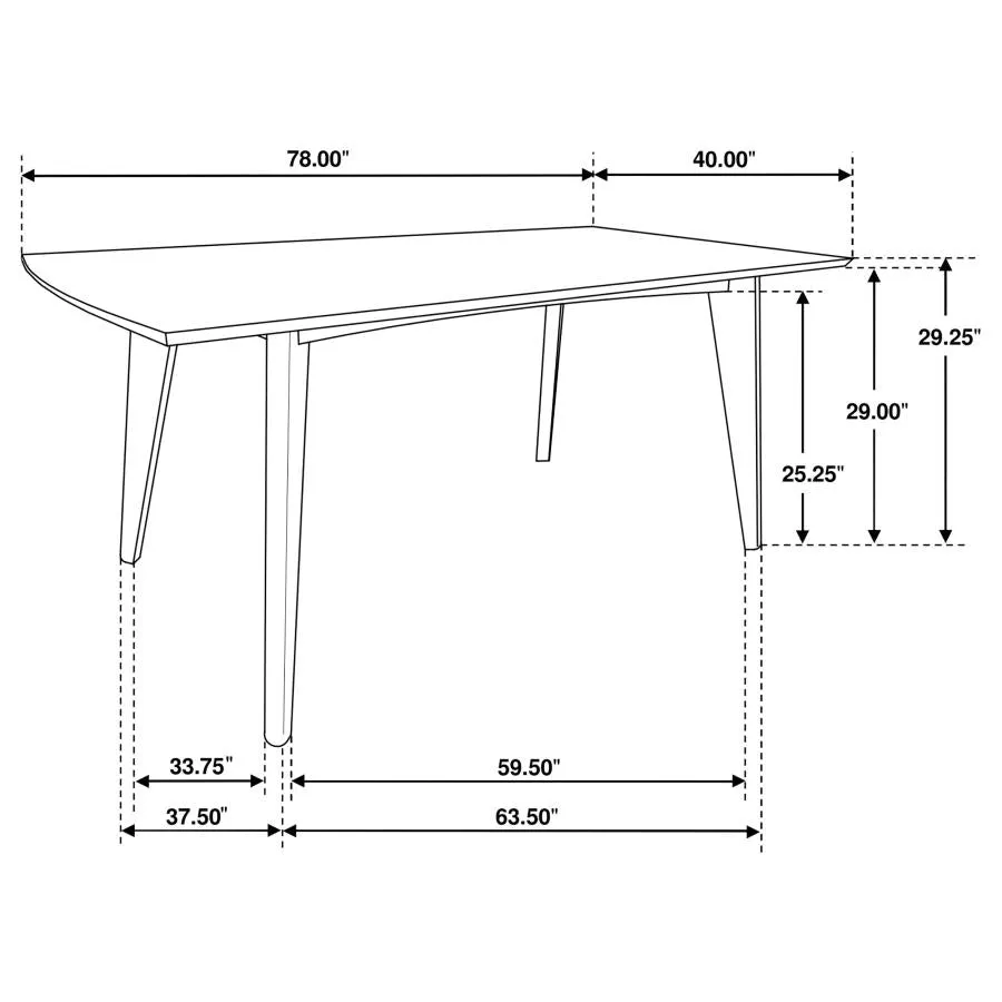 Malone Dark Walnut/Gray 7-Piece Rectangular Dining Set - Image 11