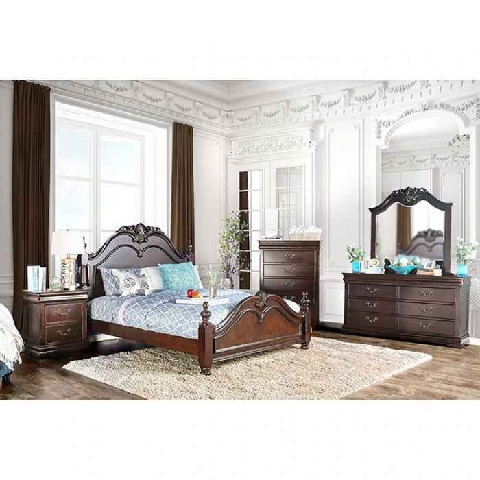 Mandura Cherry 4-Piece Queen Bedroom Set