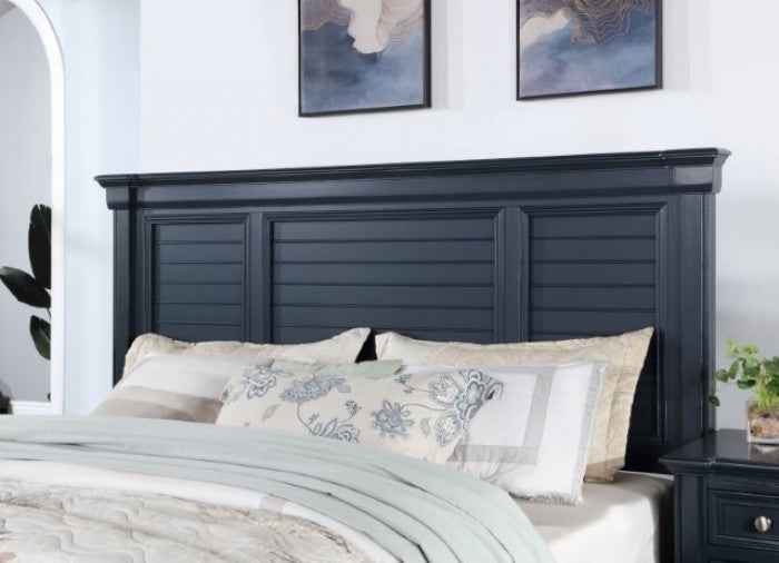 Manzanillo Slate Blue 4-Piece Queen Bedroom Set - Image 3