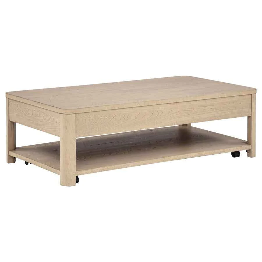 Marcelo Light Elm 2-piece Coffee Table Set with Storage - Image 5