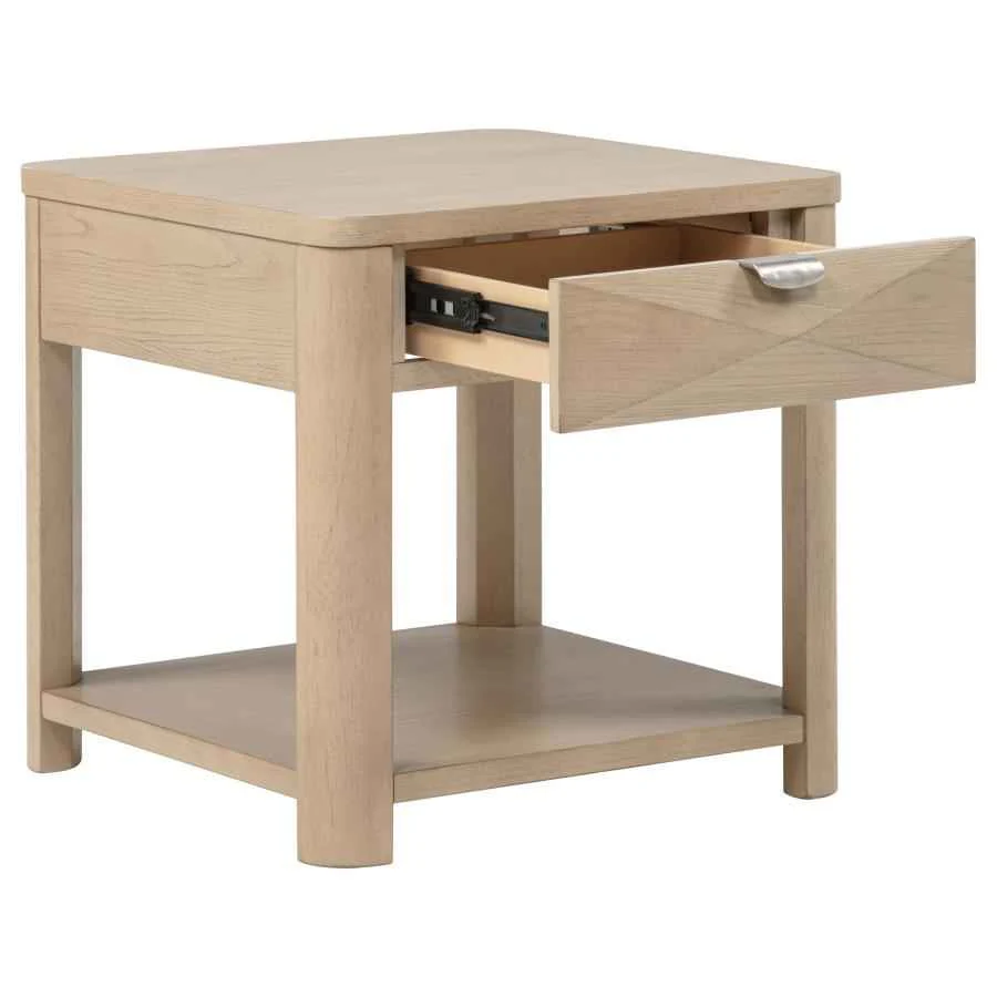 Marcelo Light Elm 2-piece Coffee Table Set with Storage - Image 8