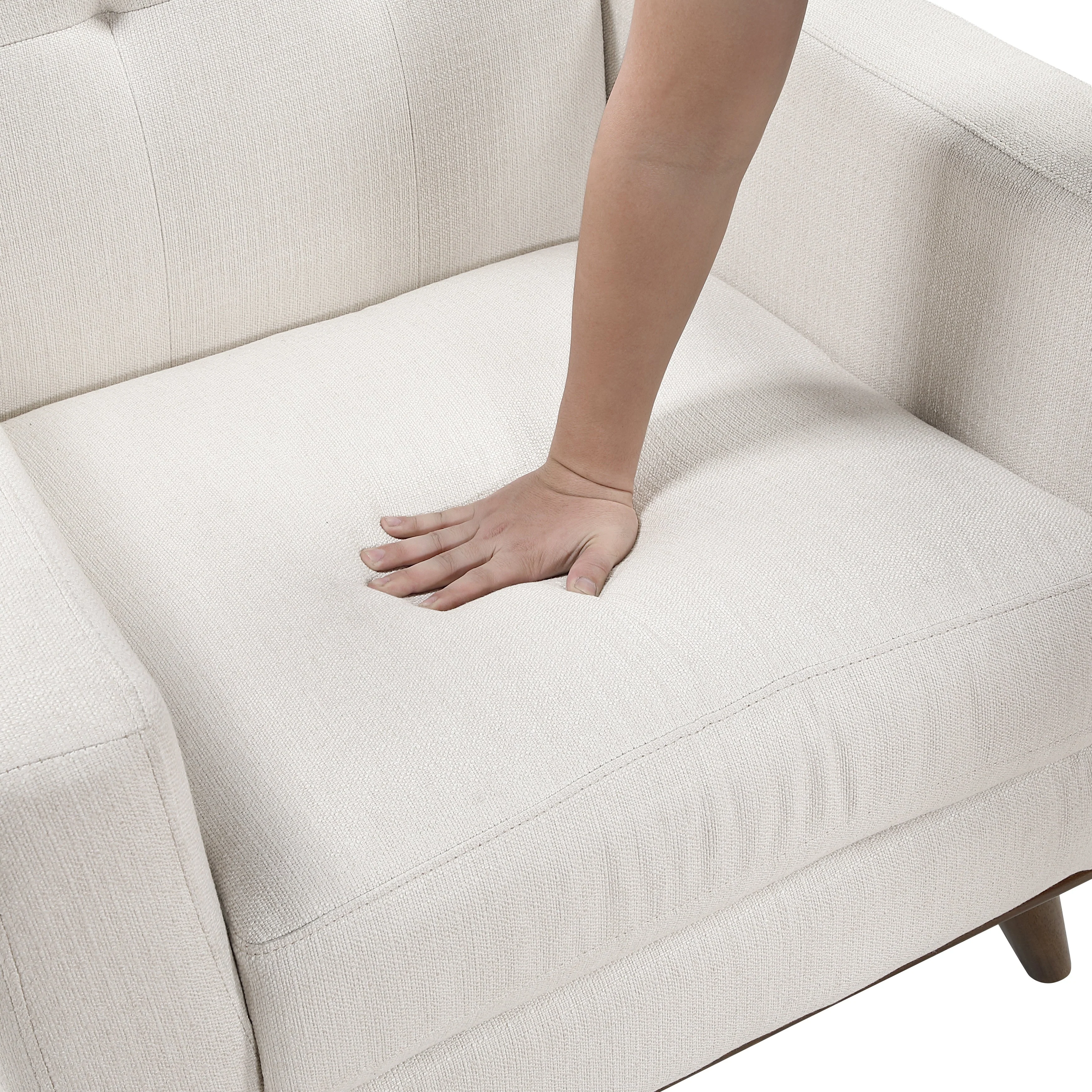 Martina Beige Sofa - Image 5