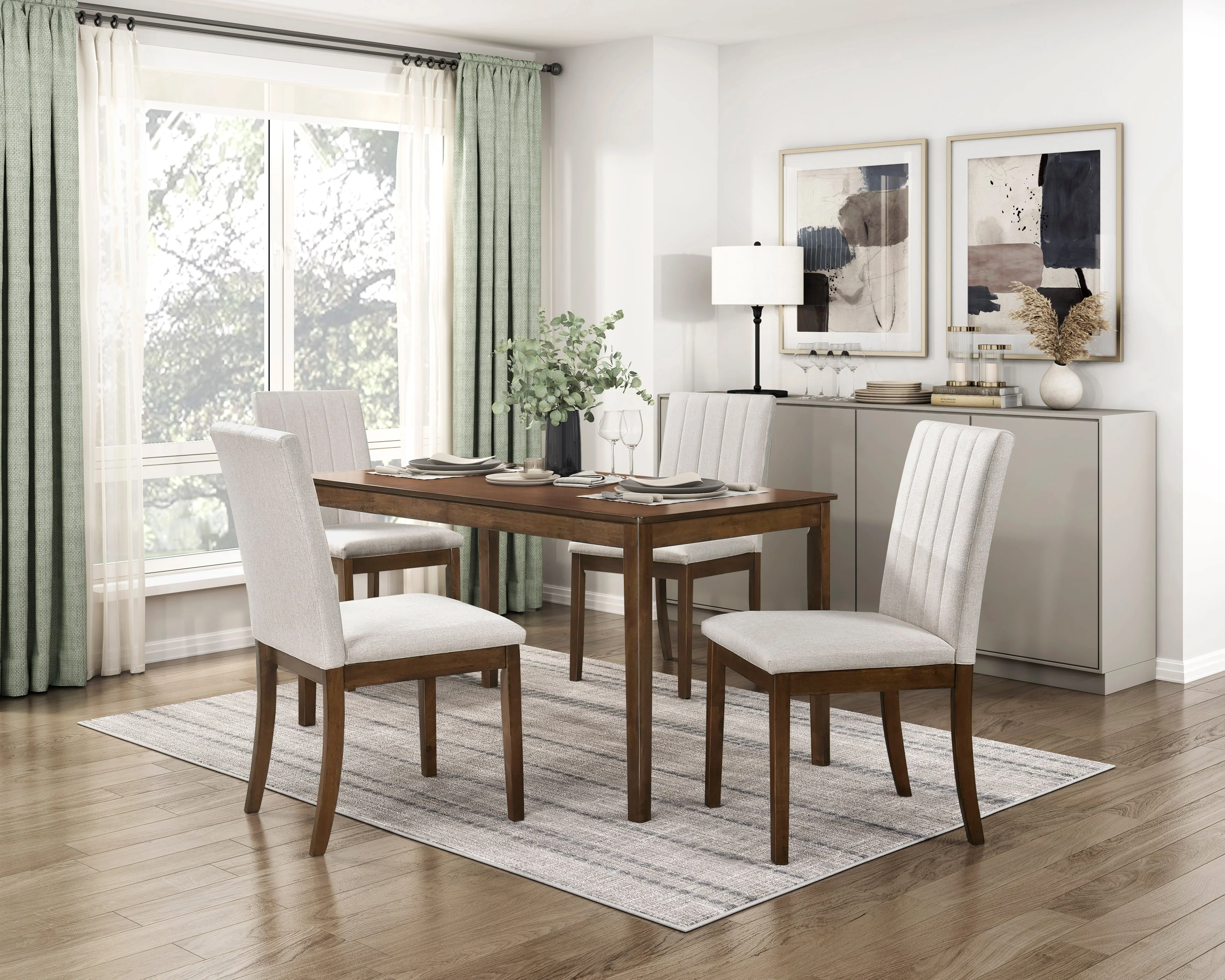 Maude Chestnut Dining Table - Image 4