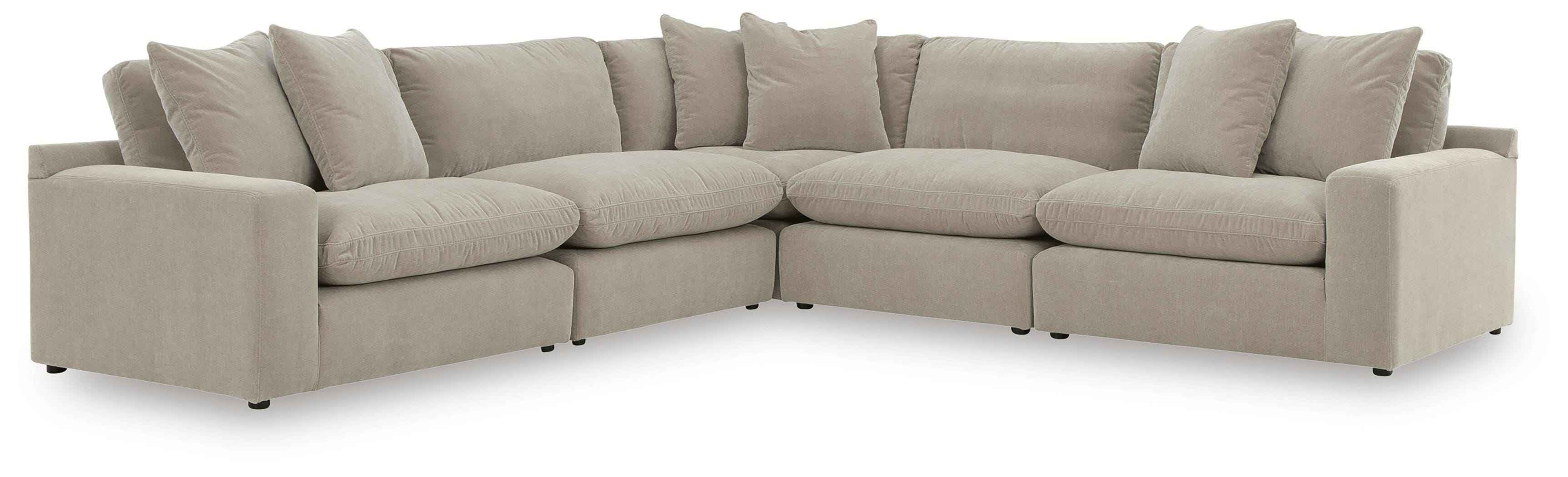 Maxton Heights Pebble 5-Piece Sectional - Image 2