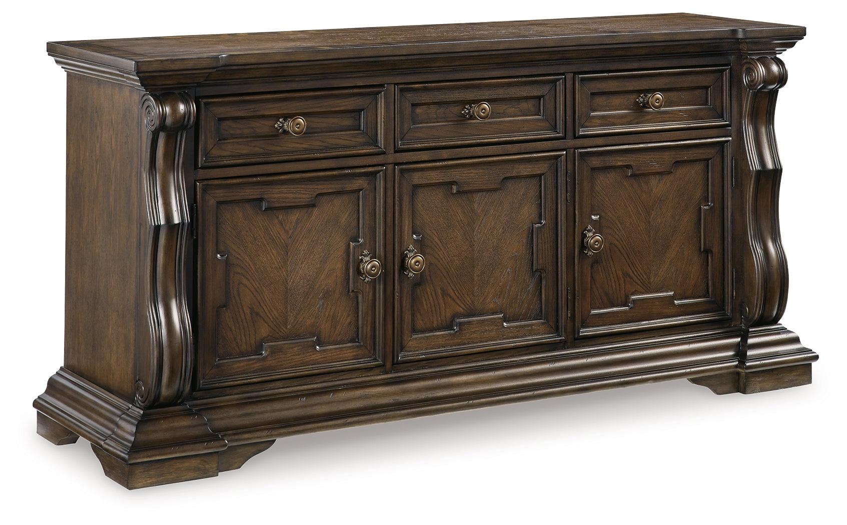 Maylee Dark Brown Dining Buffet - Image 6