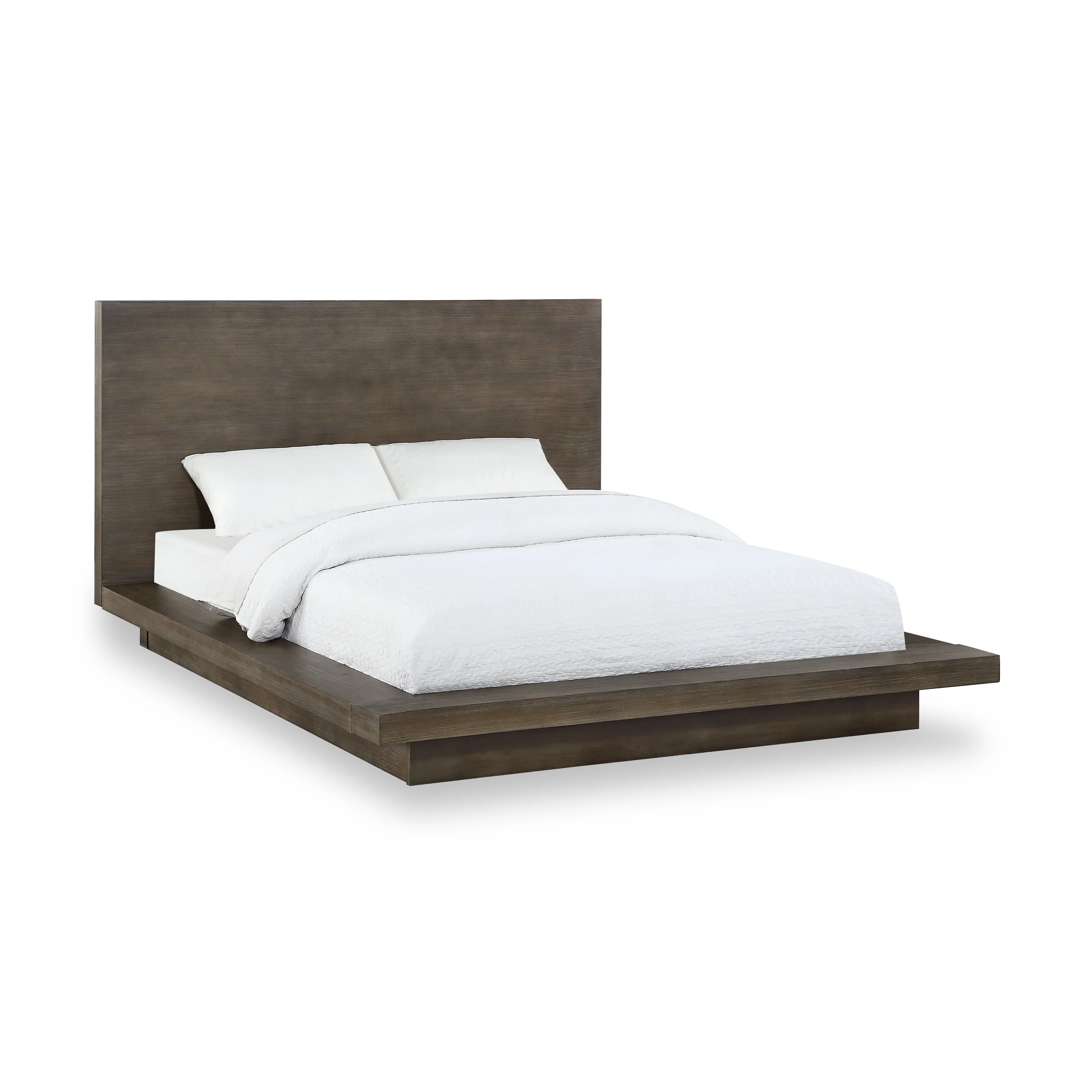 Melbourne Wood California King Platform Bed in Dark Pine - Image 3
