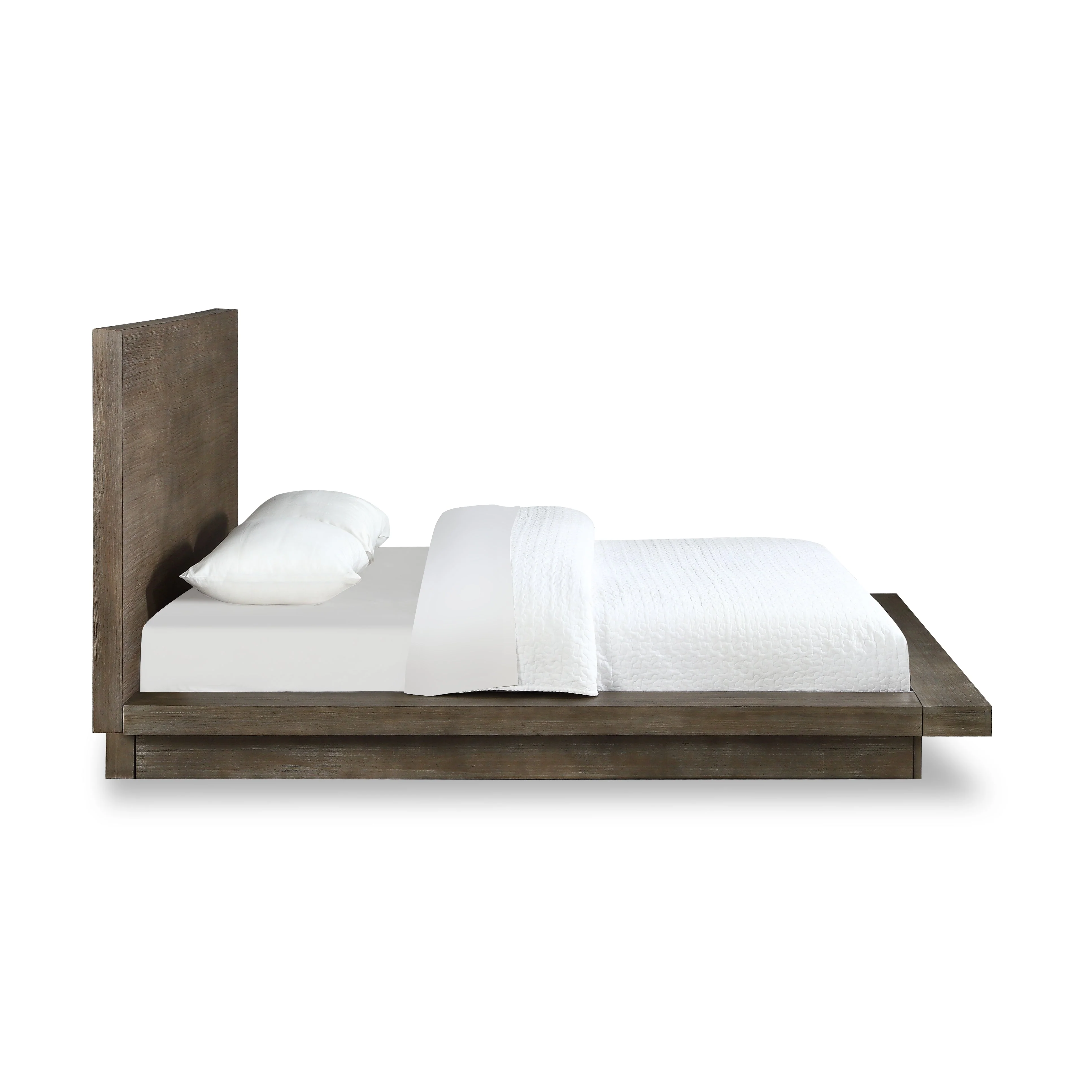 Melbourne Wood California King Platform Bed in Dark Pine - Image 5