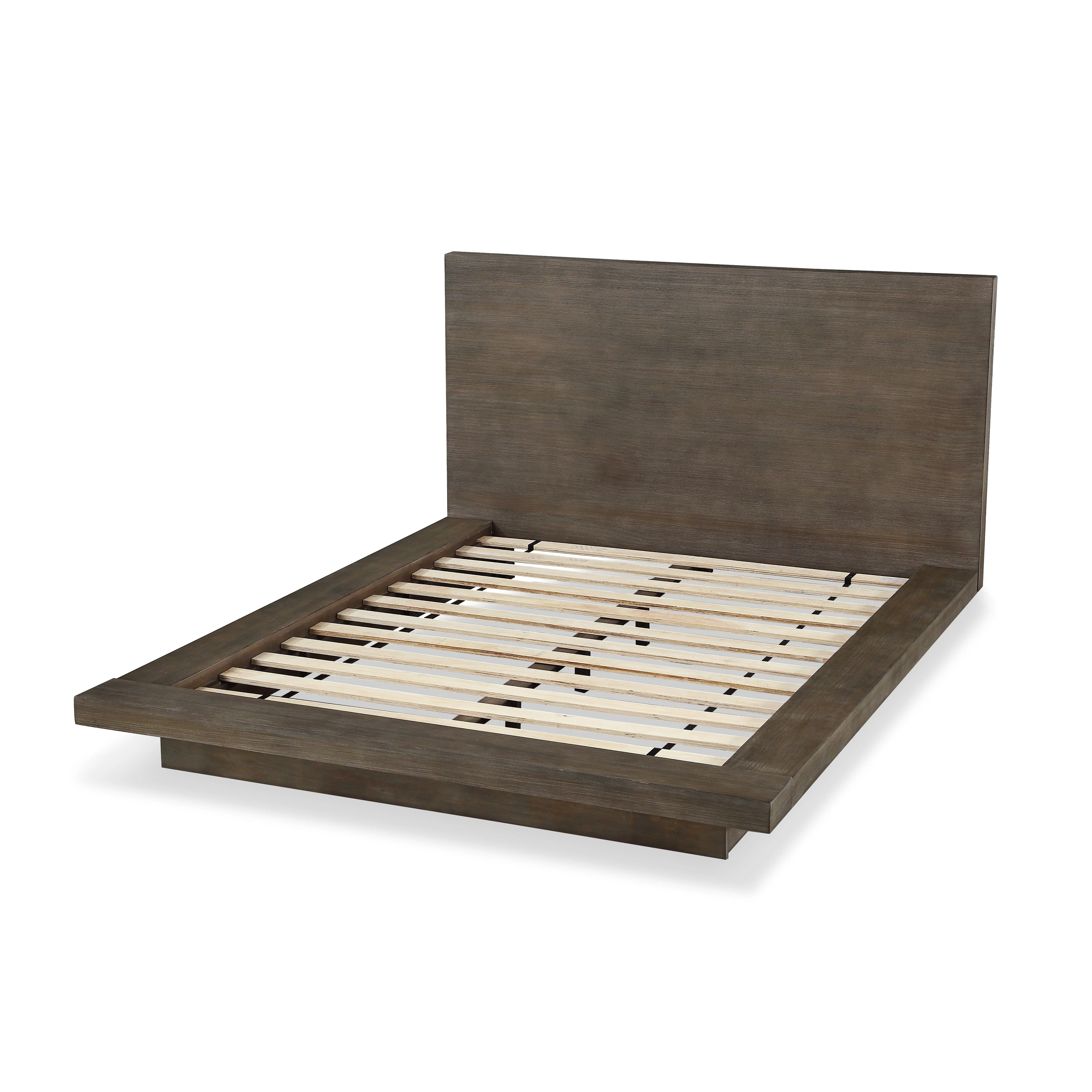 Melbourne Wood California King Platform Bed in Dark Pine - Image 6