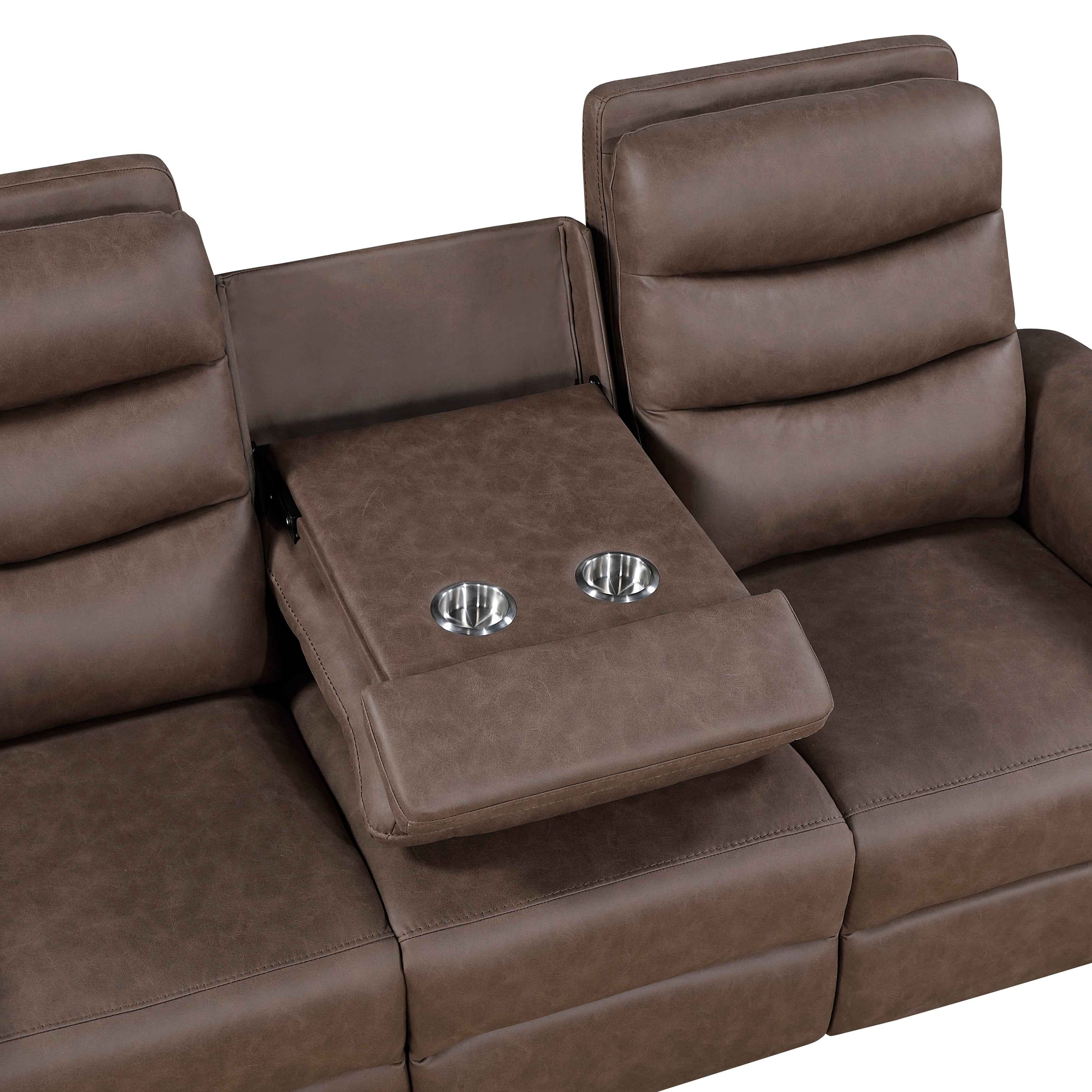 Metric Brown Reclining Living Room Set - Image 7
