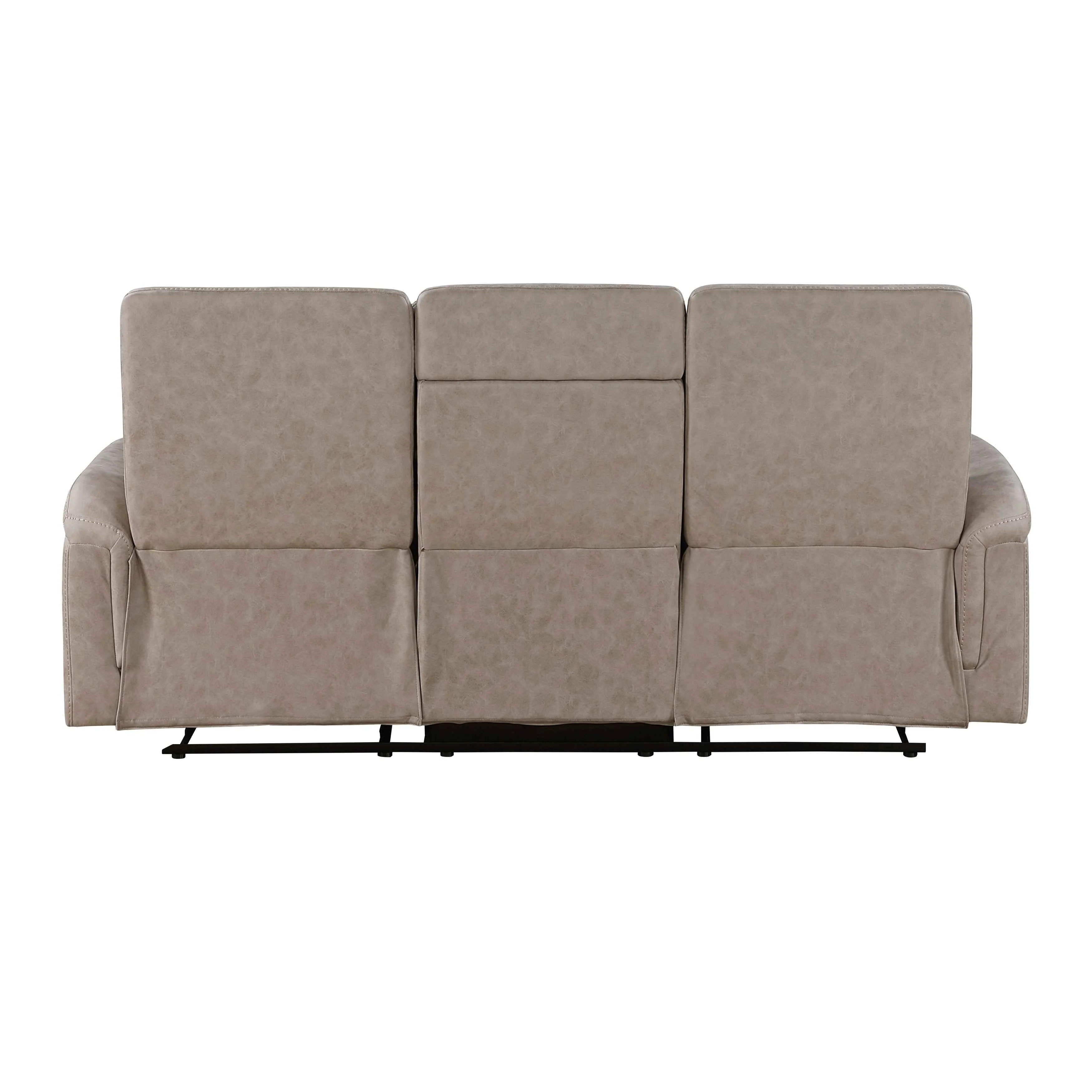 Metric Taupe 3-Piece Reclining Living Room Set - Image 4