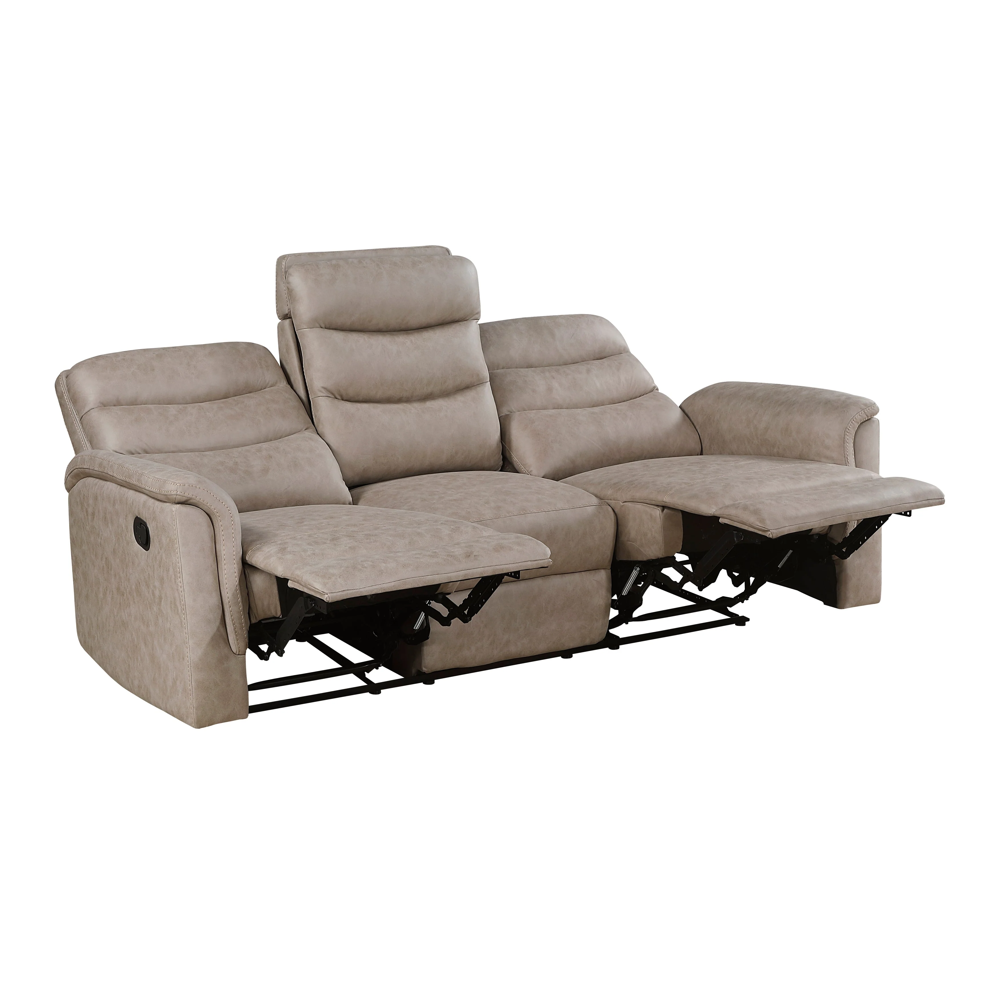 Metric Taupe 3-Piece Reclining Living Room Set - Image 5