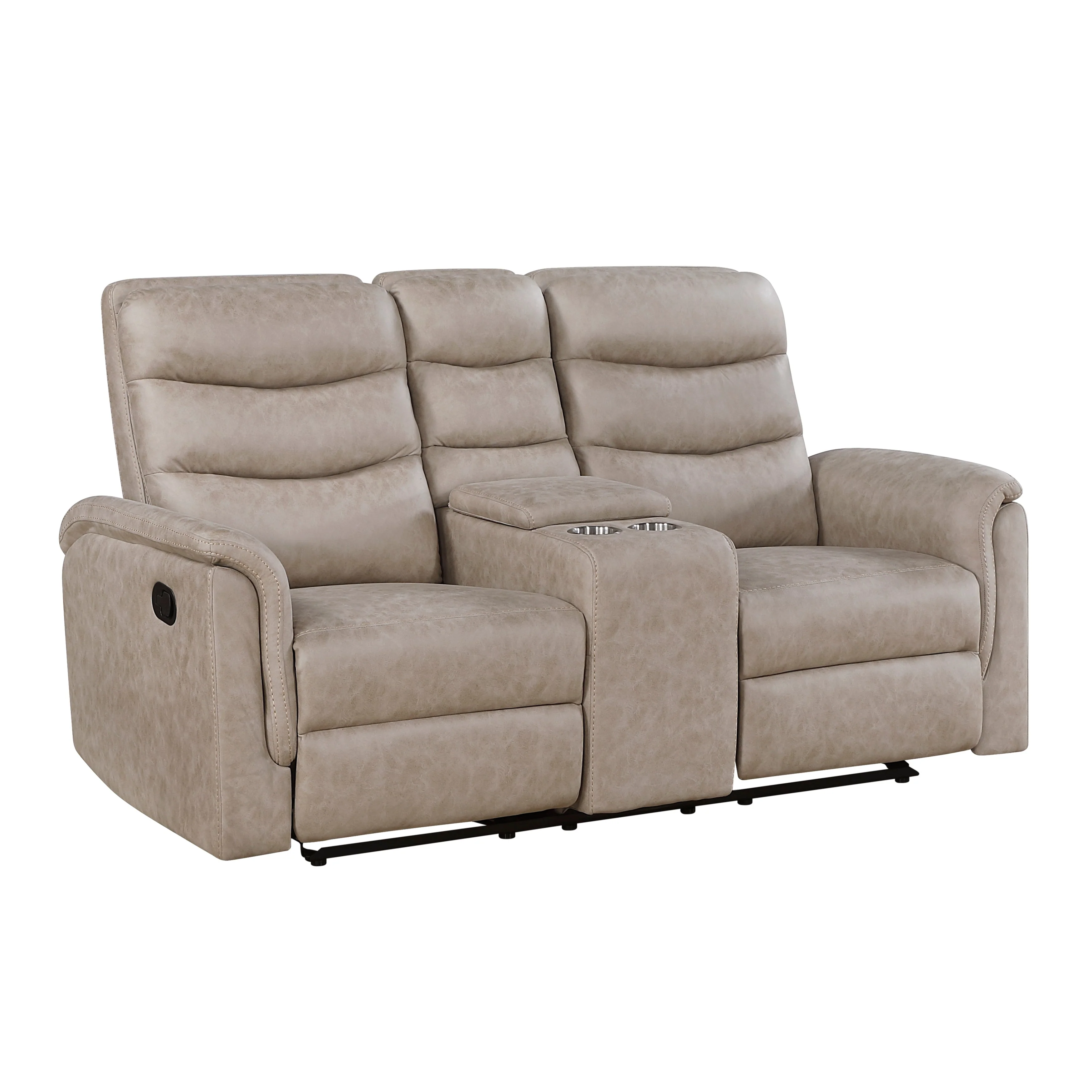 Metric Taupe 3-Piece Reclining Living Room Set - Image 9