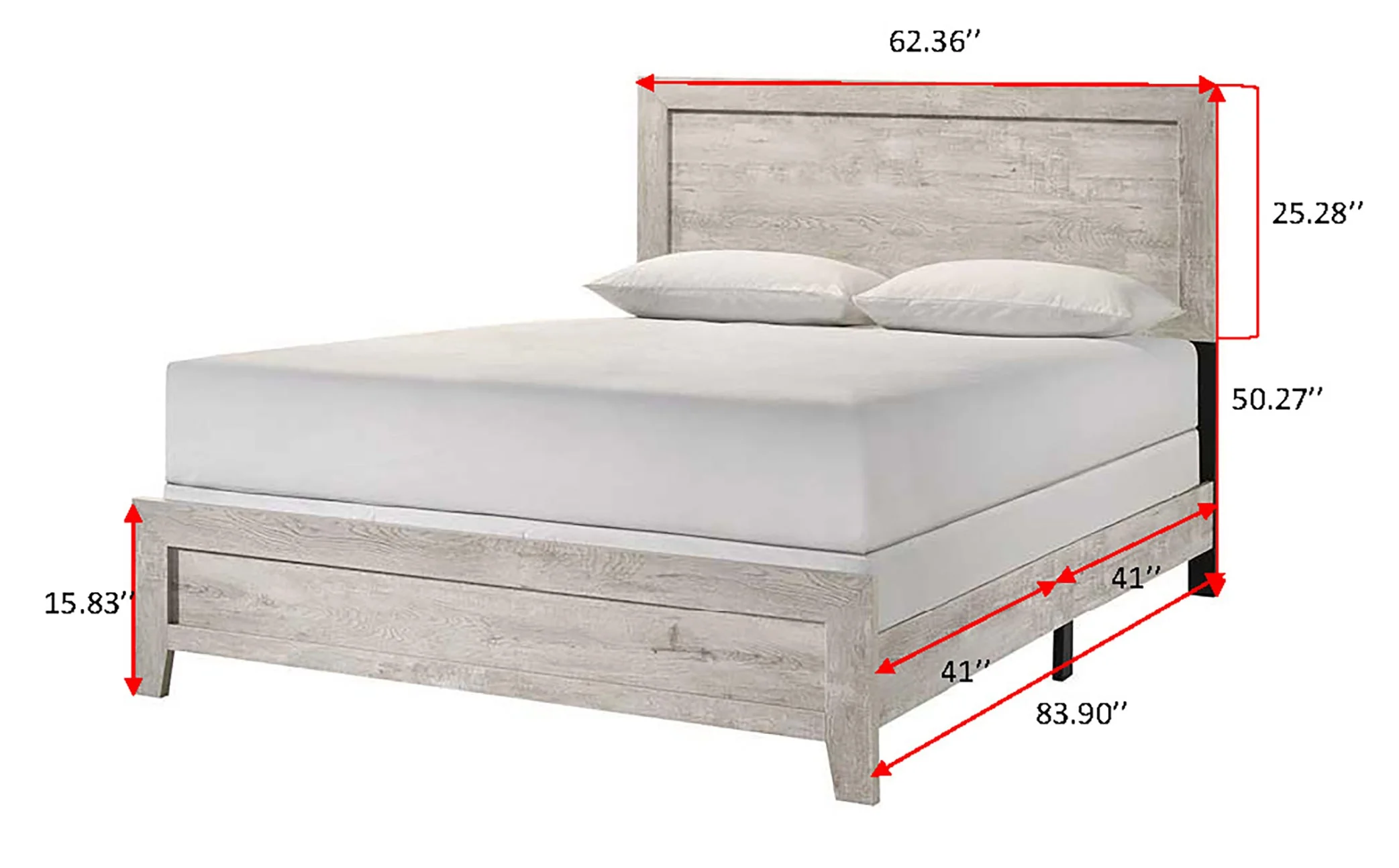 Millie White Panel Bedroom Set - Image 12