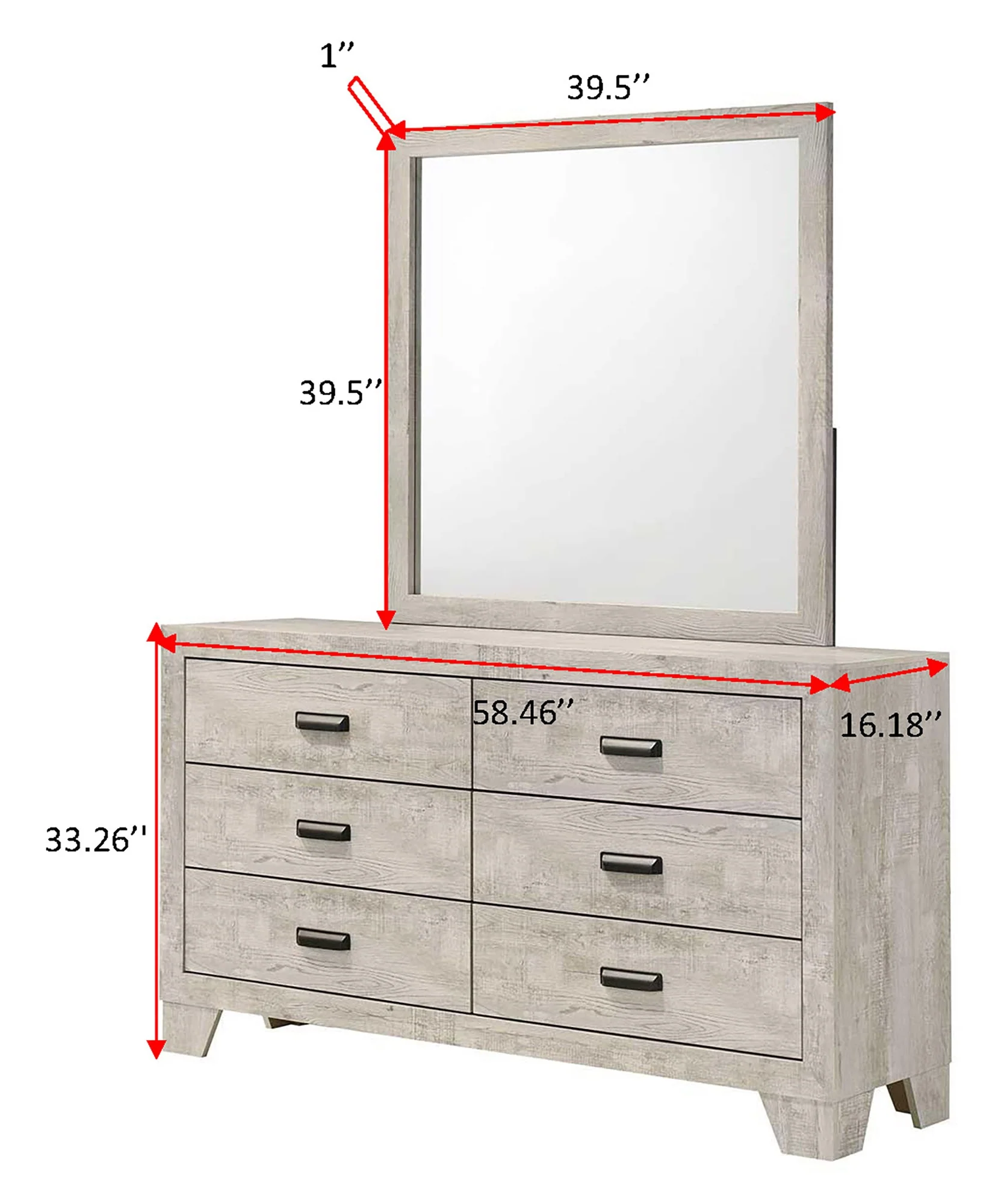 Millie White Panel Bedroom Set - Image 14