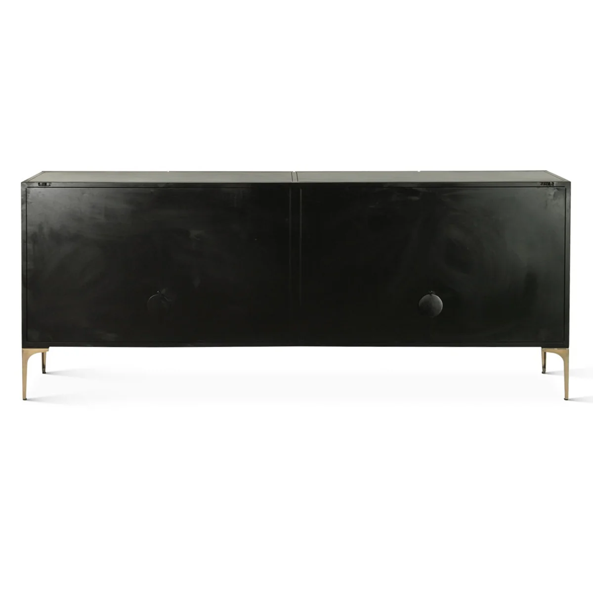 Mojave 83" Four Door Buffet in Desert Patina with Brass Base - Image 11