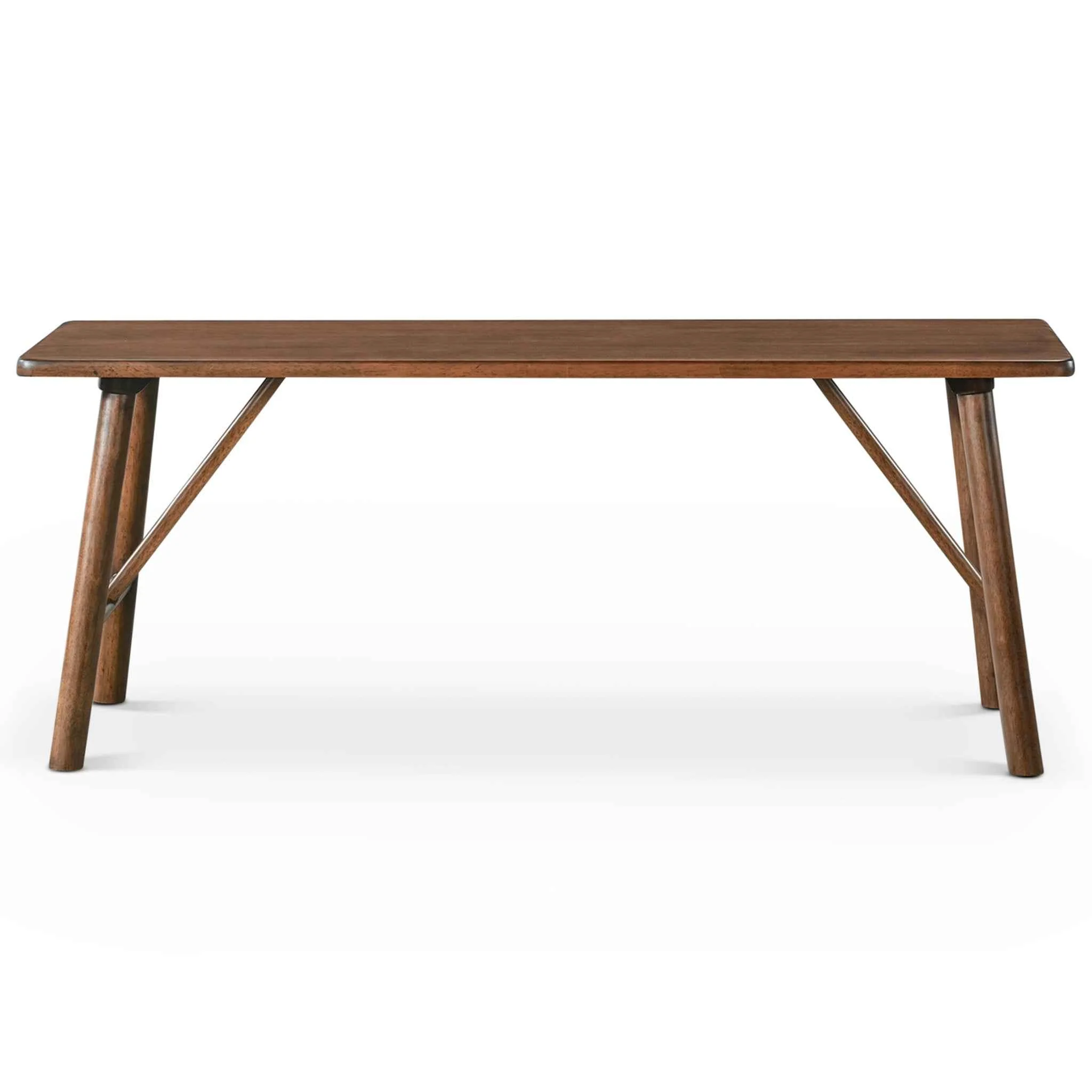 Molly Walnut Solid Wood Bench - Image 6