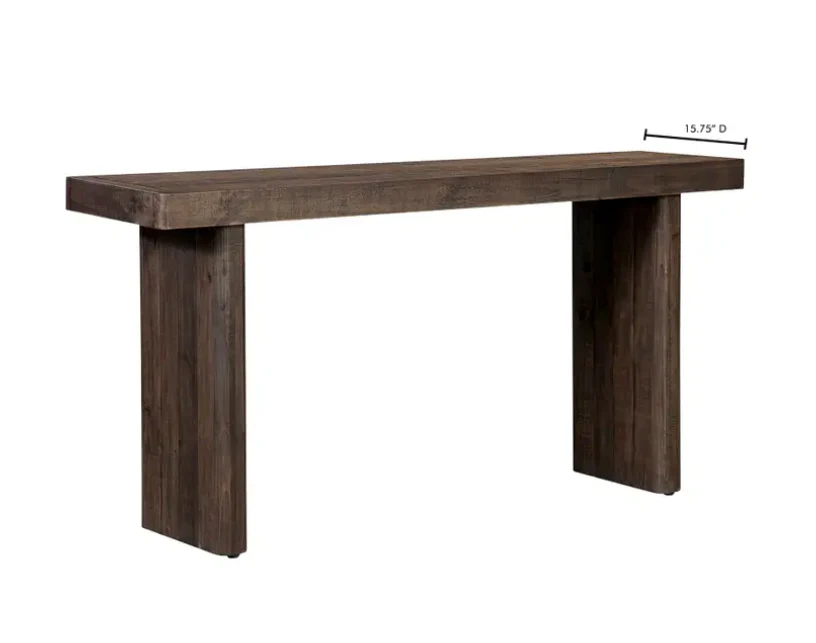 Monterey Console Table Aged Brown - Image 8