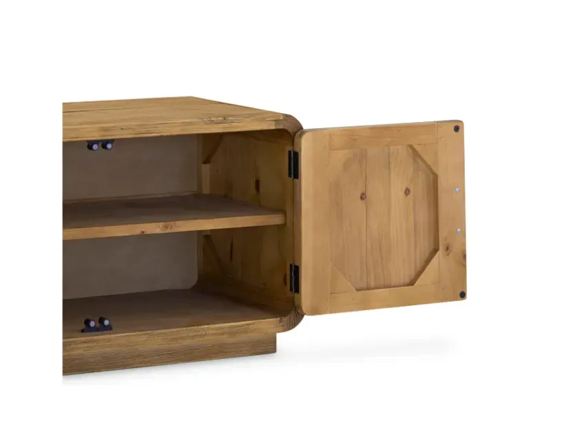 Monterey Media Cabinet Rustic Blonde - Image 7