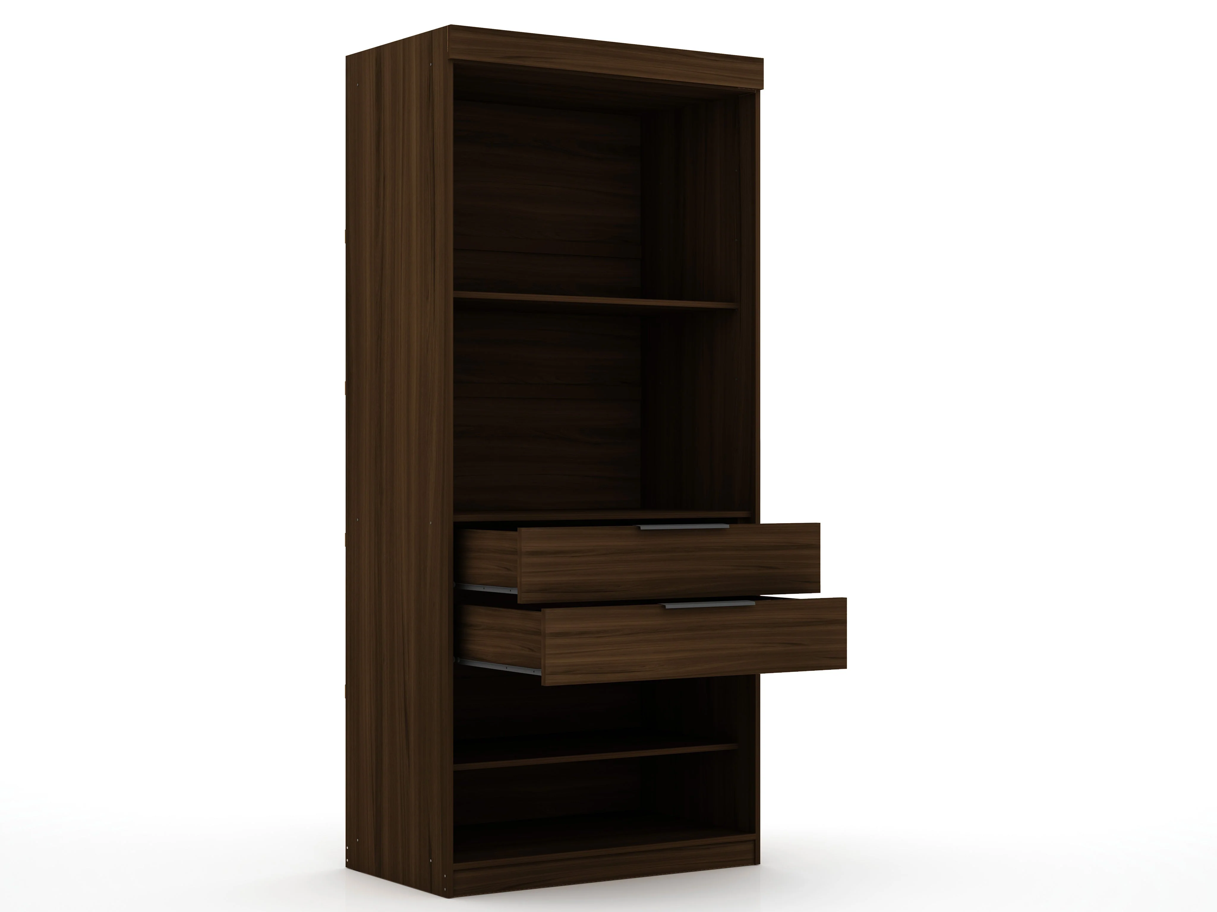 Mulberry Open 3 Sectional Closet in Brown (set of 3) - Image 4