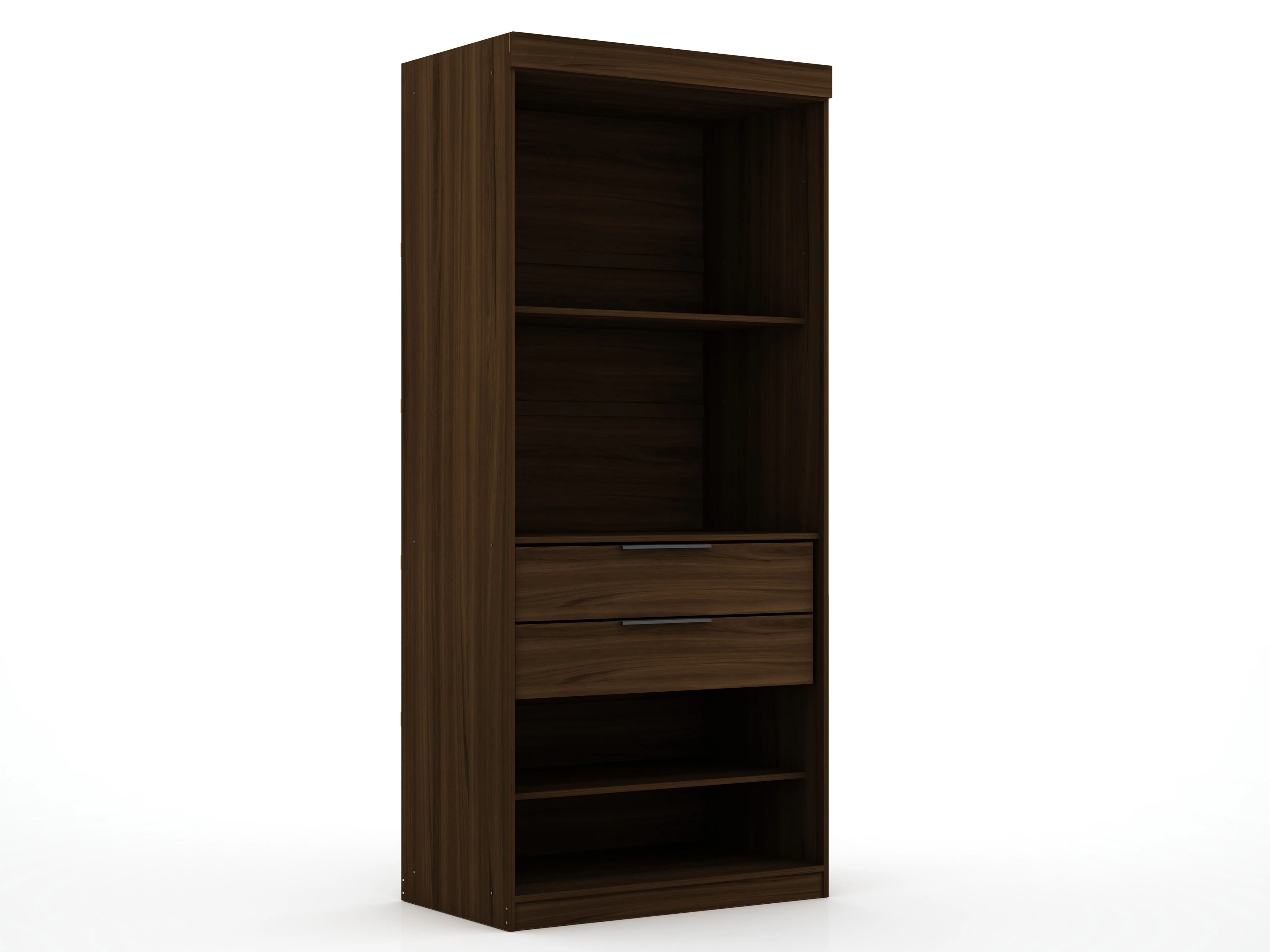 Mulberry Open 3 Sectional Closet in Brown (set of 3) - Image 7