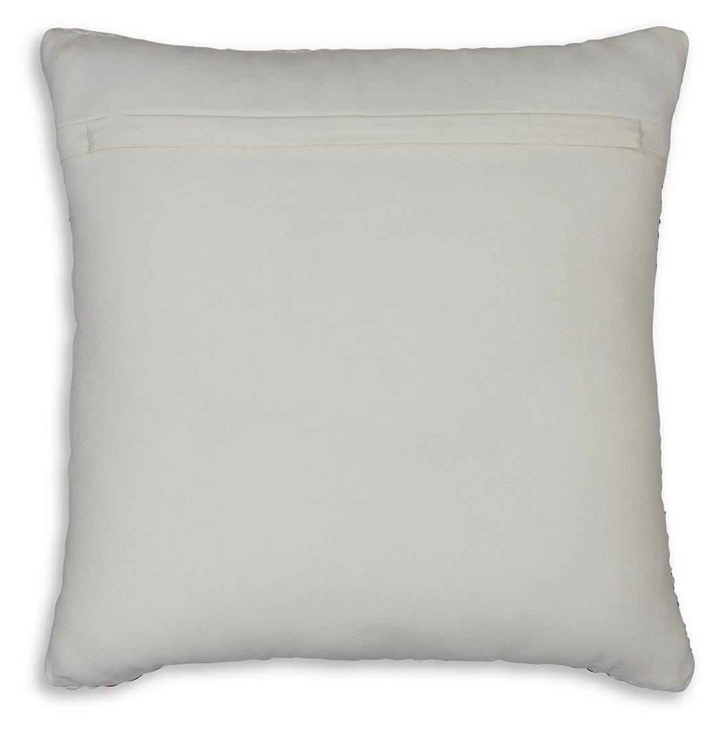Nashlin White/Rust Pillow - Image 4