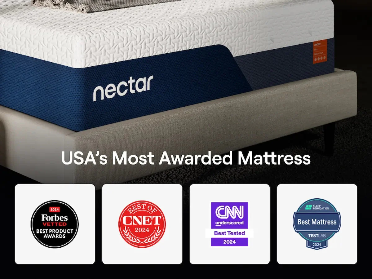 Nectar Ultra Memory Foam 5.1 White Twin Mattress - Image 6
