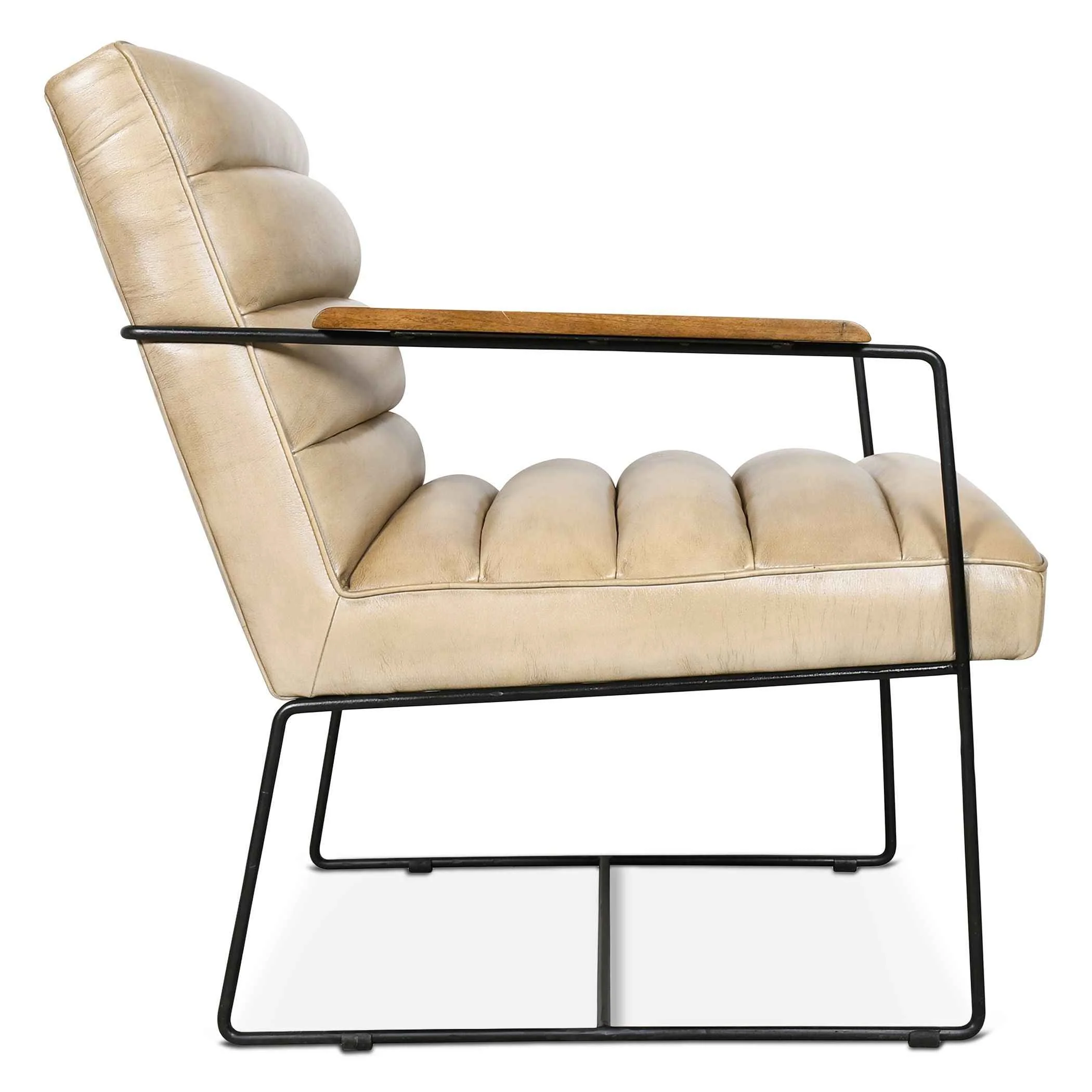 New York Tony Accent Chair in Antique Ivory - Image 4
