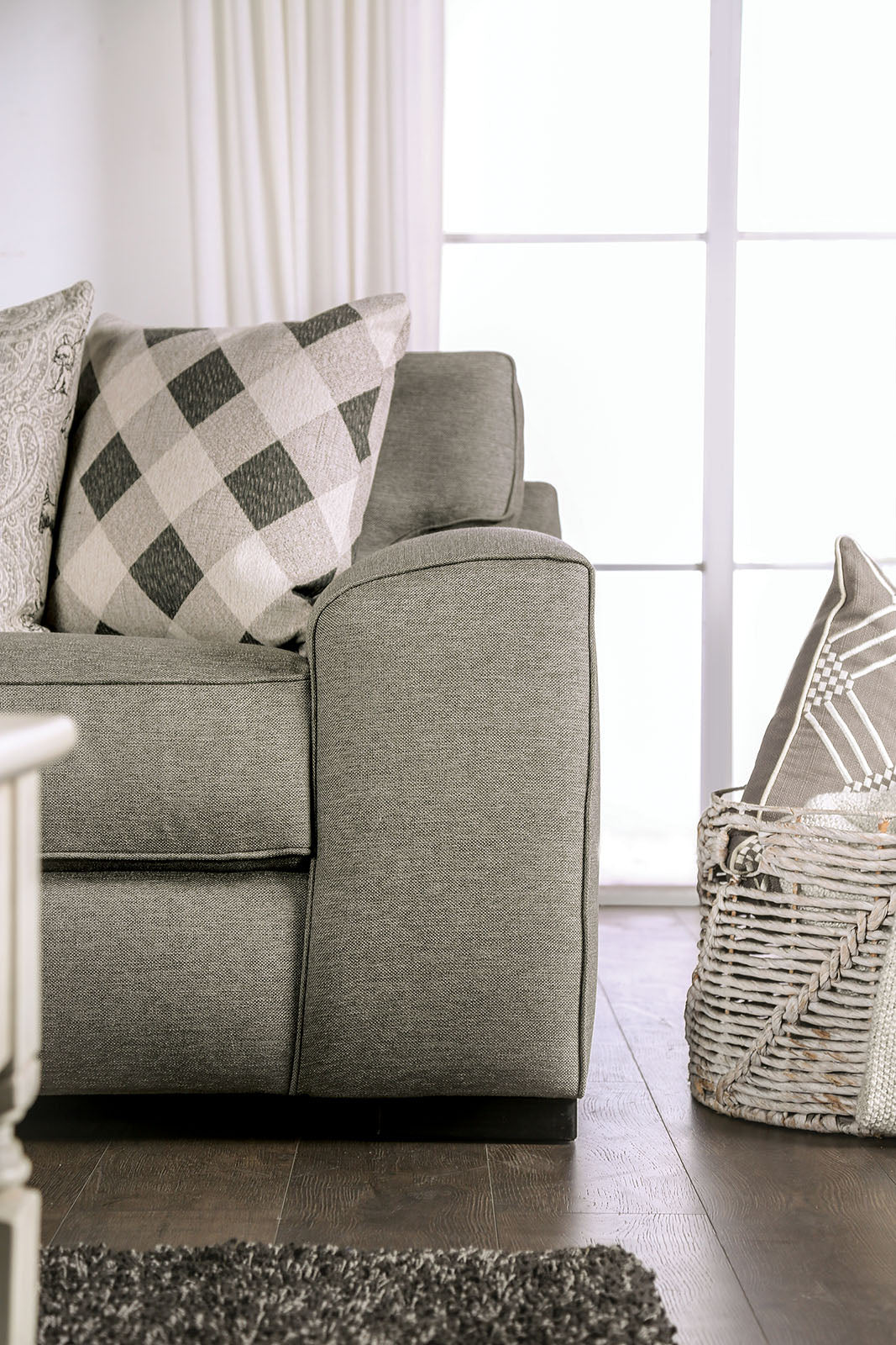Newry Gray Sofa & Loveseat - Image 6