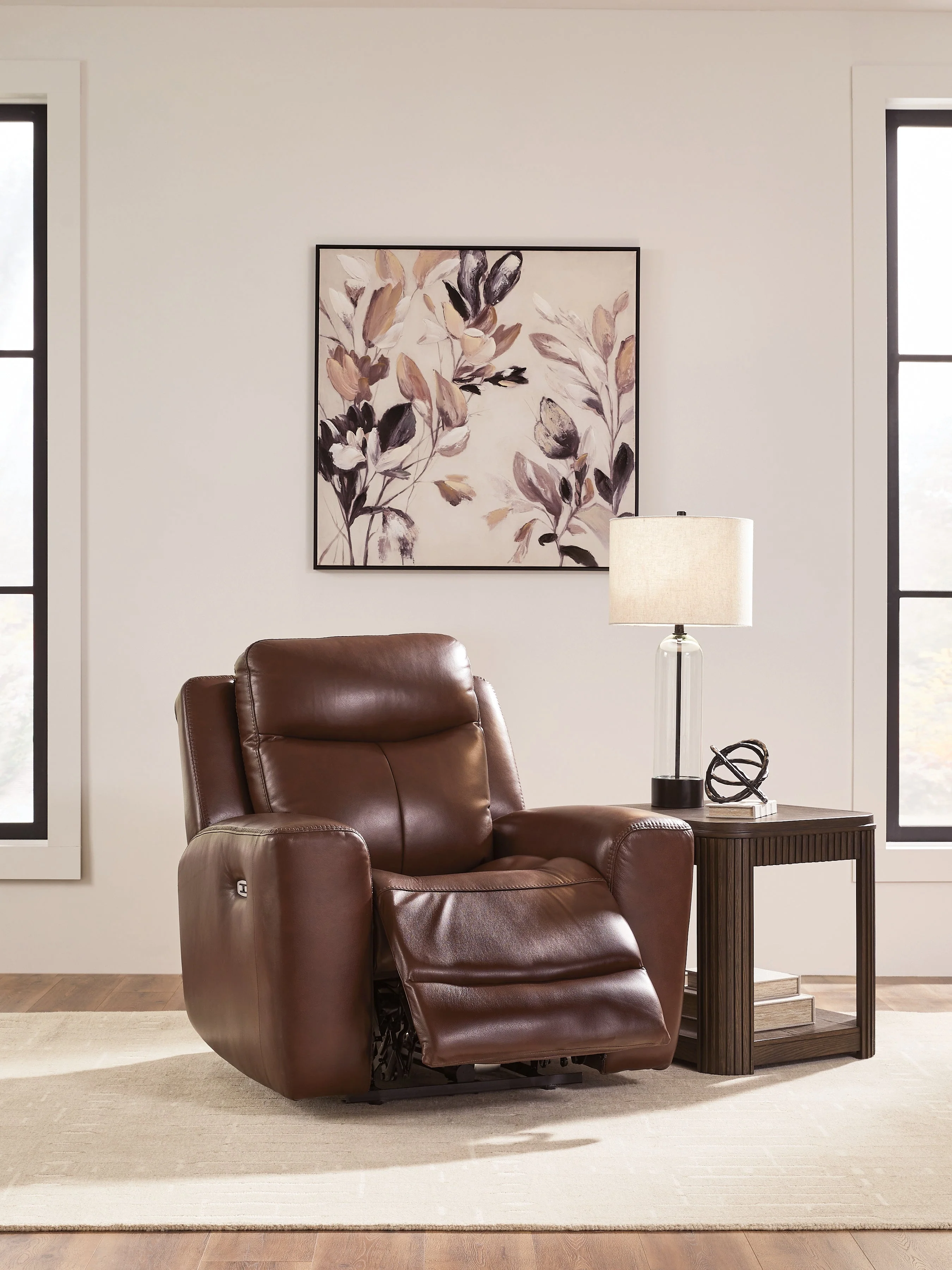 Next Move Mahogany Power Recliner - Image 7