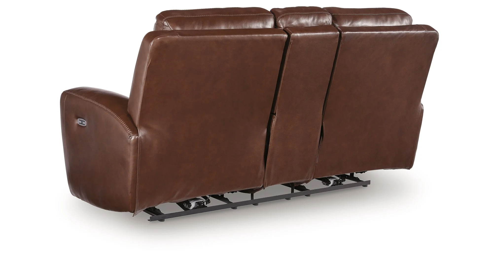 Next Move Mahogany Power Reclining Loveseat with Console - Image 13