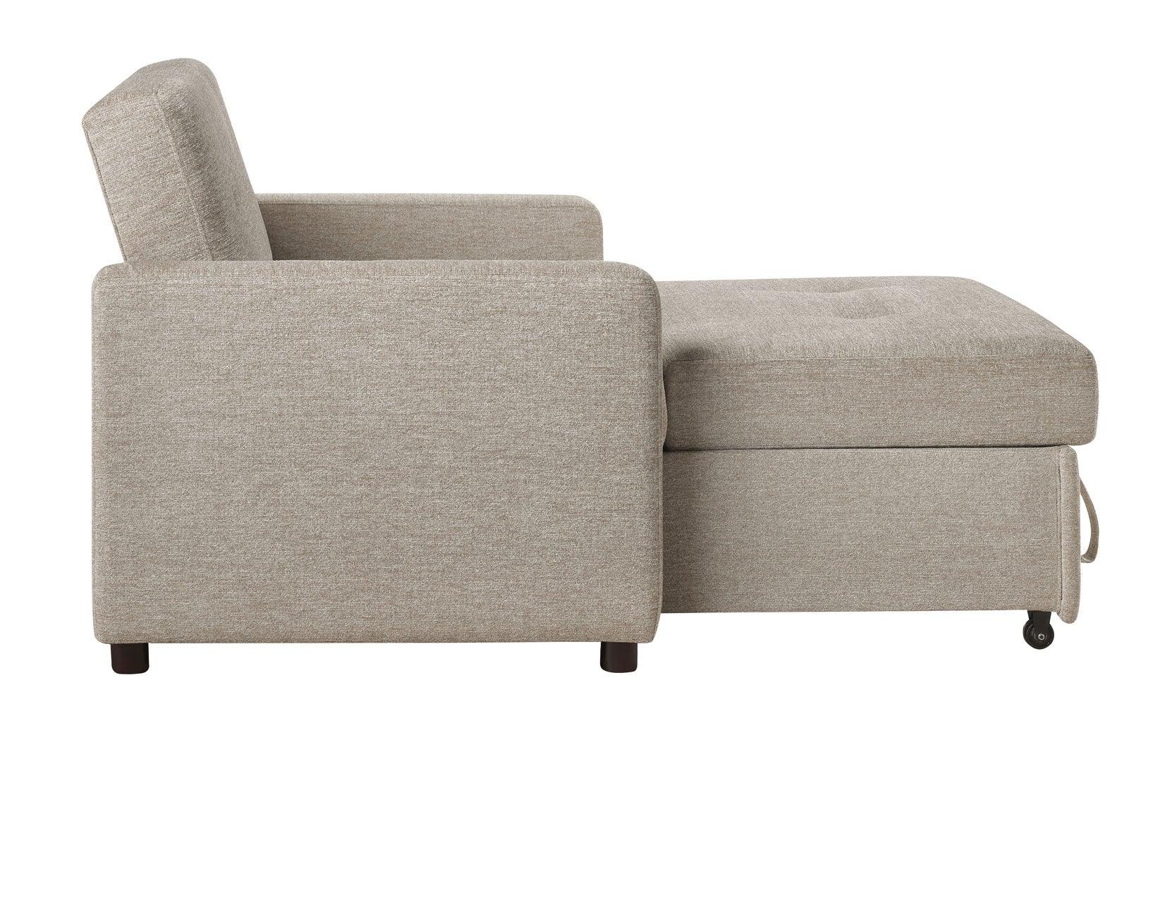 Noah Brown Convertible Sleeper Chair - Image 20