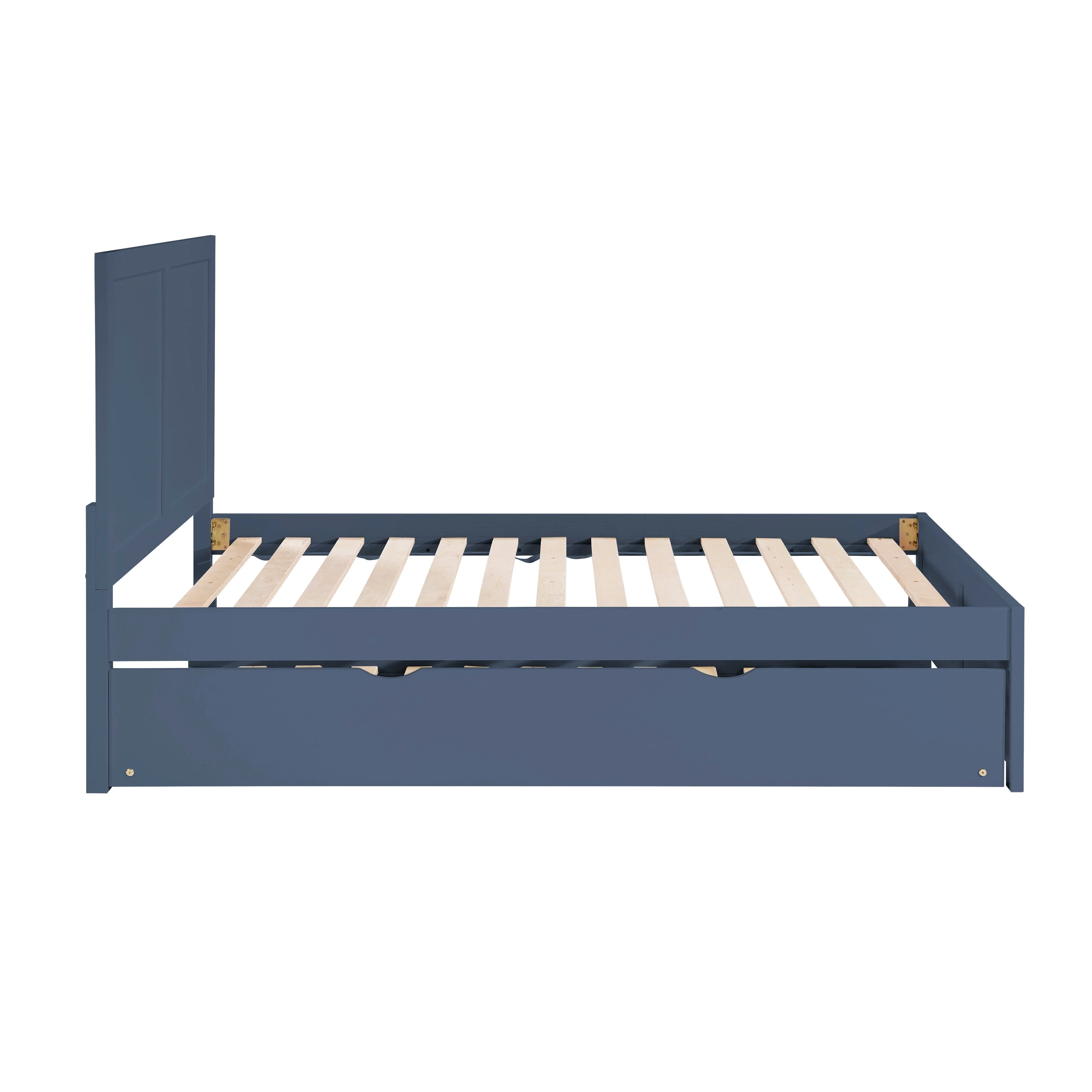 Nora Blue Full Platform Bed - Image 5