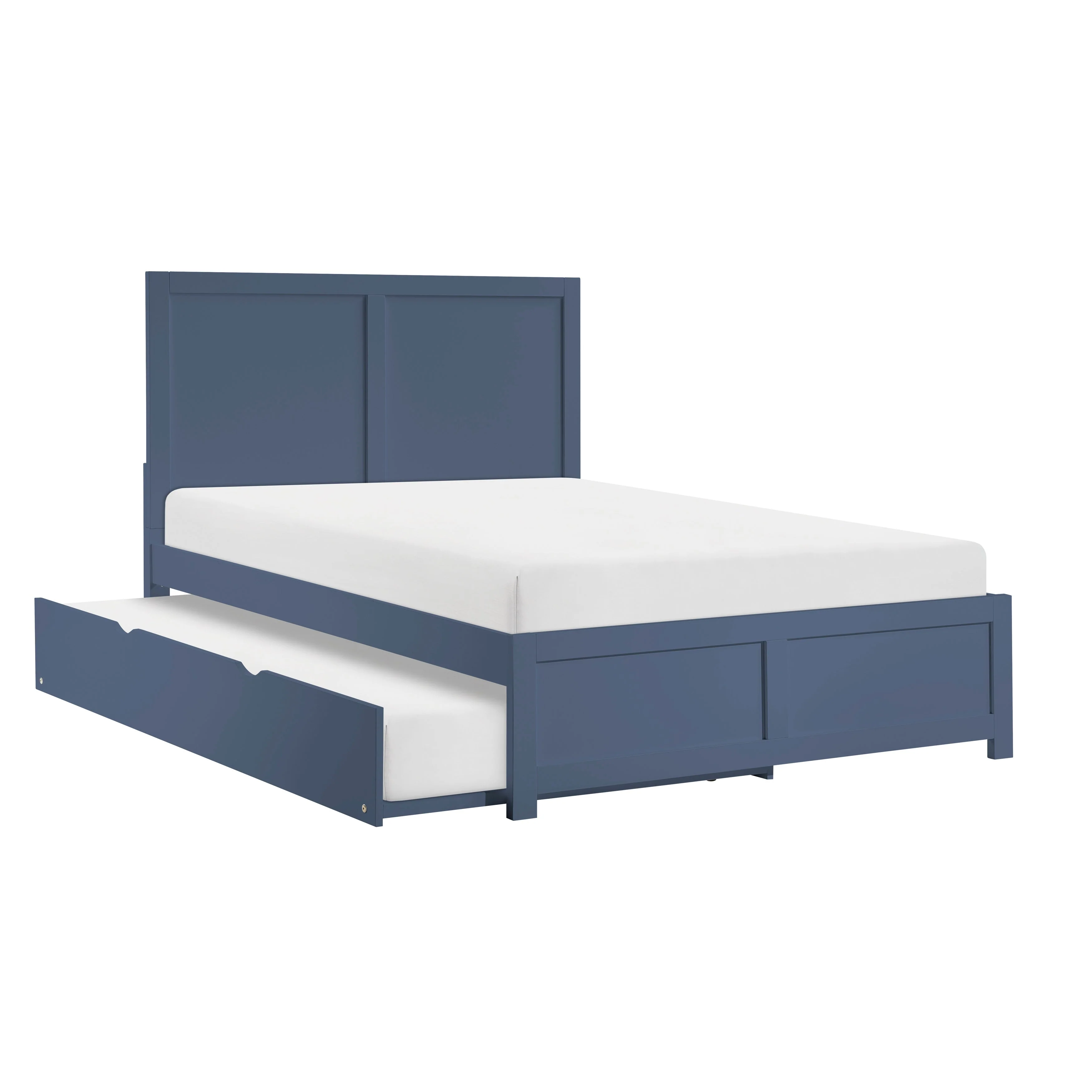 Nora Blue Full Platform Bed - Image 6