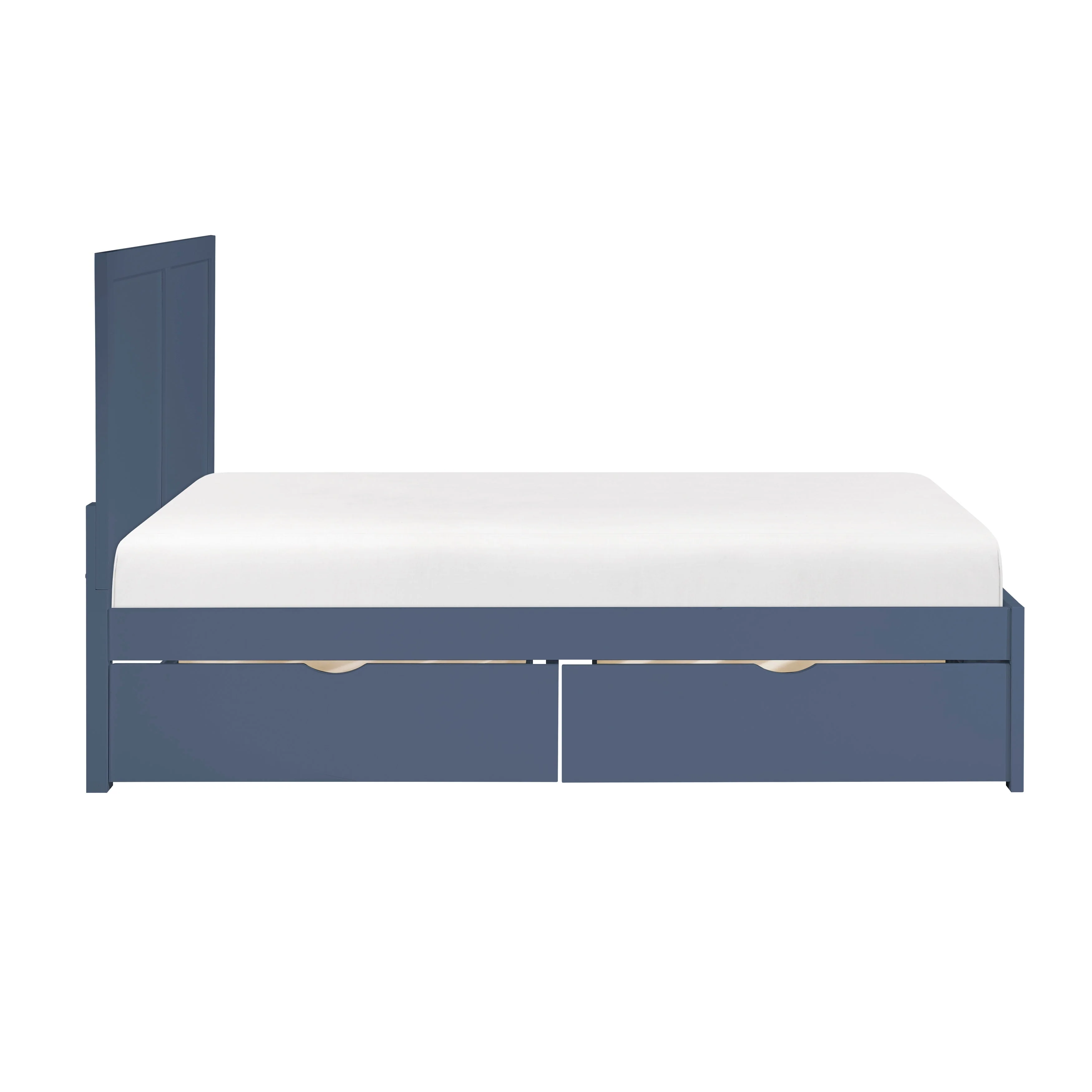 Nora Blue Full Platform Bed - Image 7