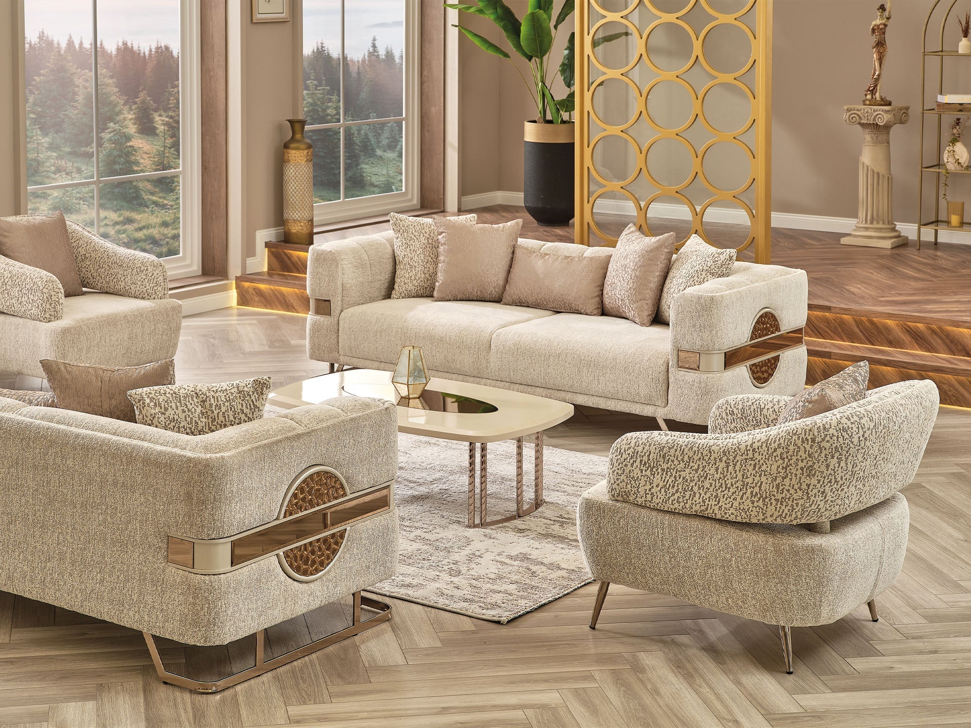 Nova Cream Chair - Image 4