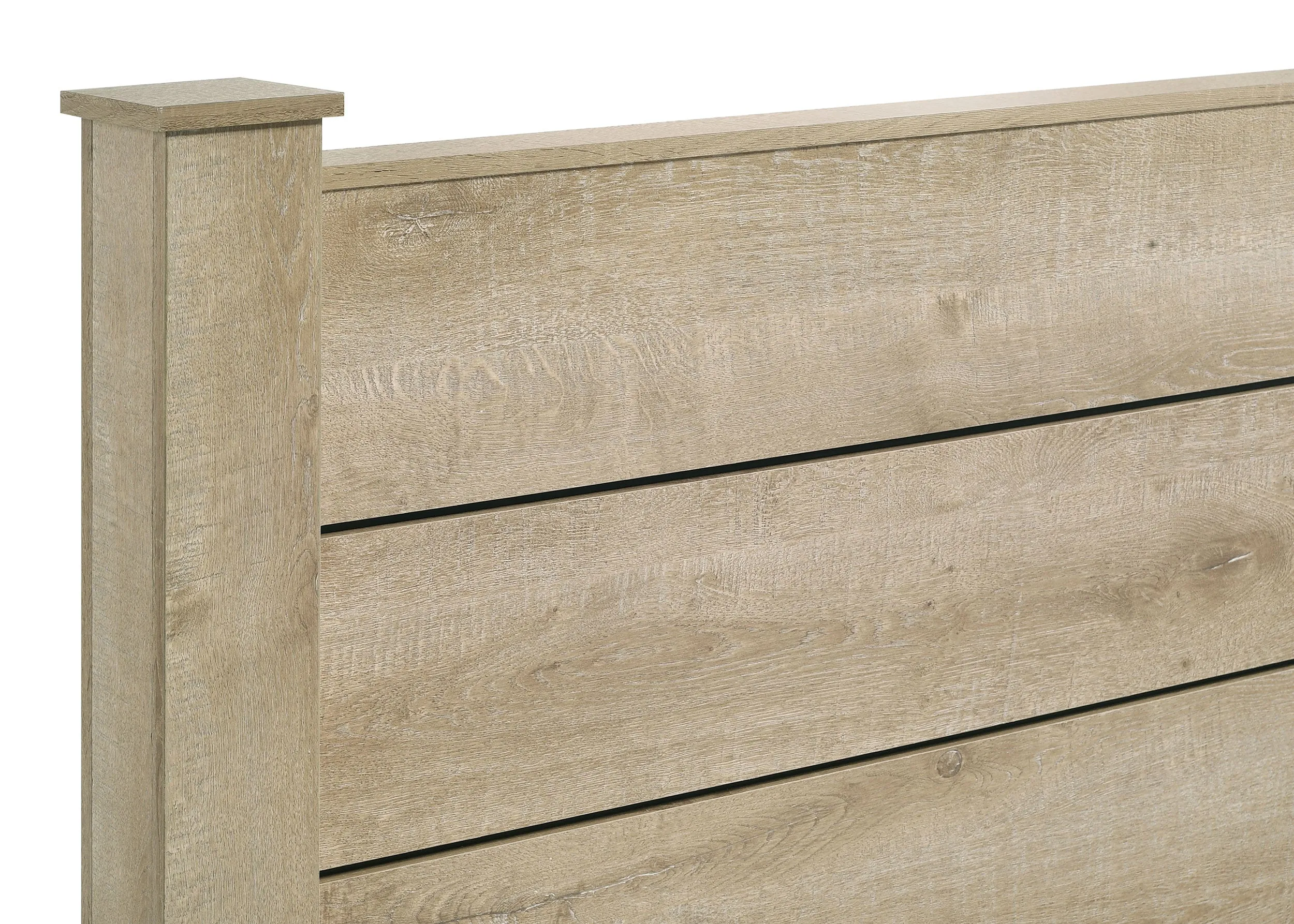 Oakglen Weathered Oak 4-piece Queen Bedroom Set - Image 11
