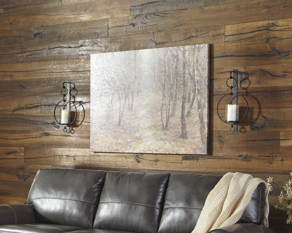 Ogaleesha Brown Wall Sconce - Image 3