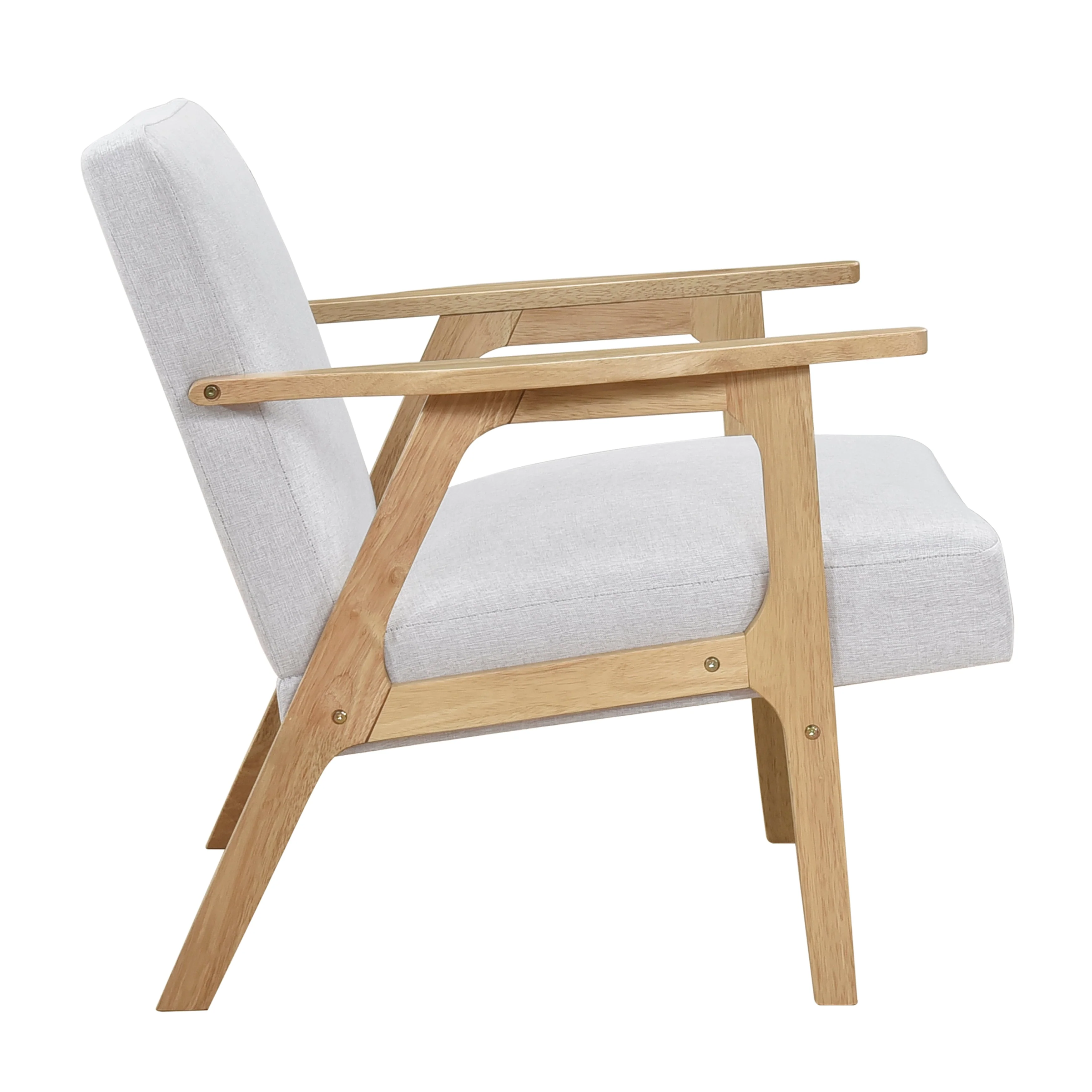 Omara Gray Accent Chair - Image 3