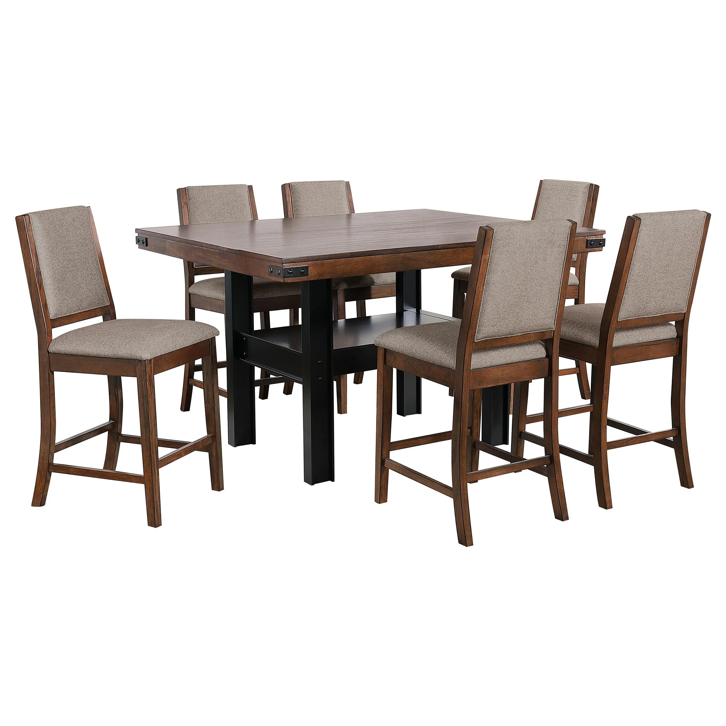 Patterson Mango Oak Counter Height Dining Set - Image 2