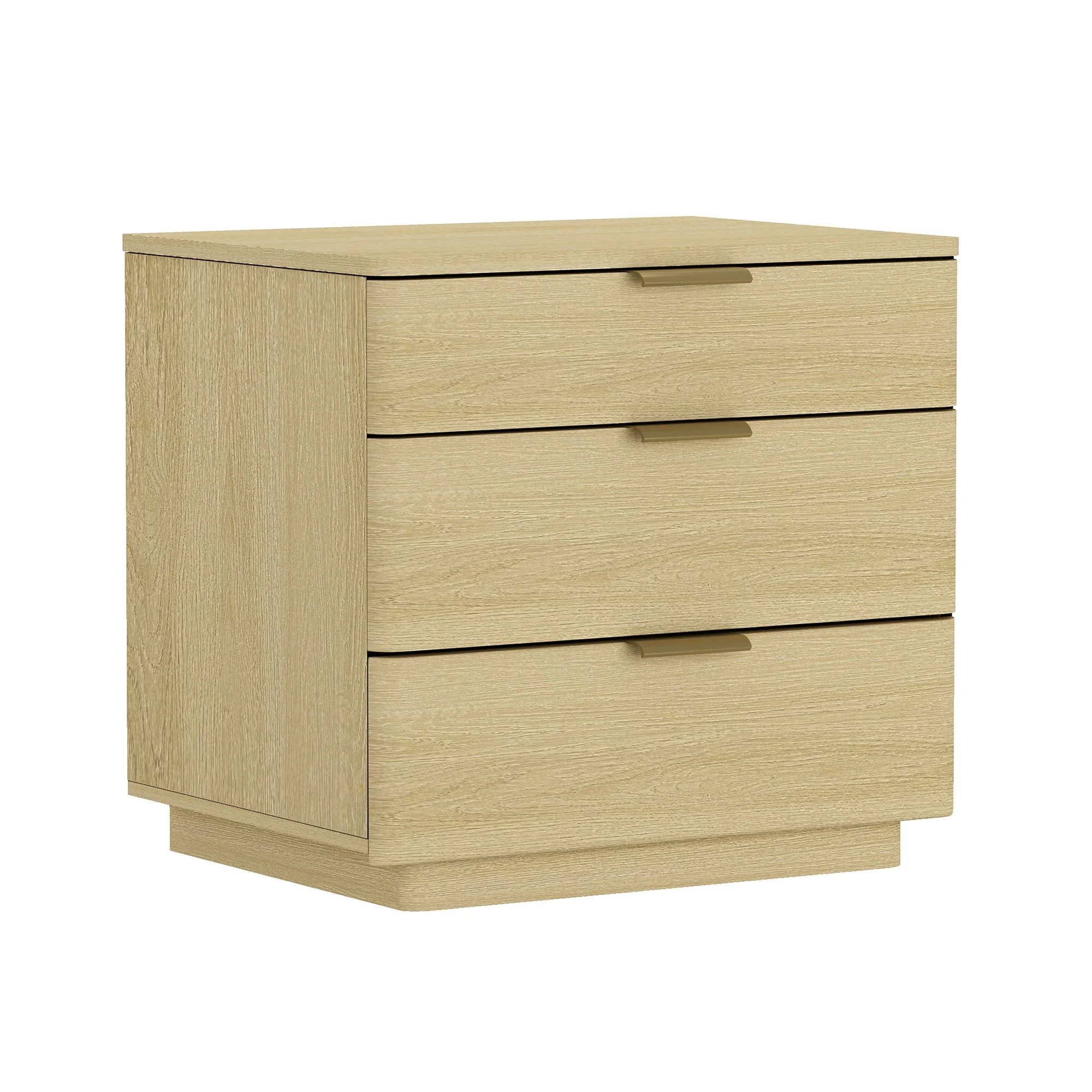 Payton Nightstand in Natural Oak and Gold (set of 2) - Image 6
