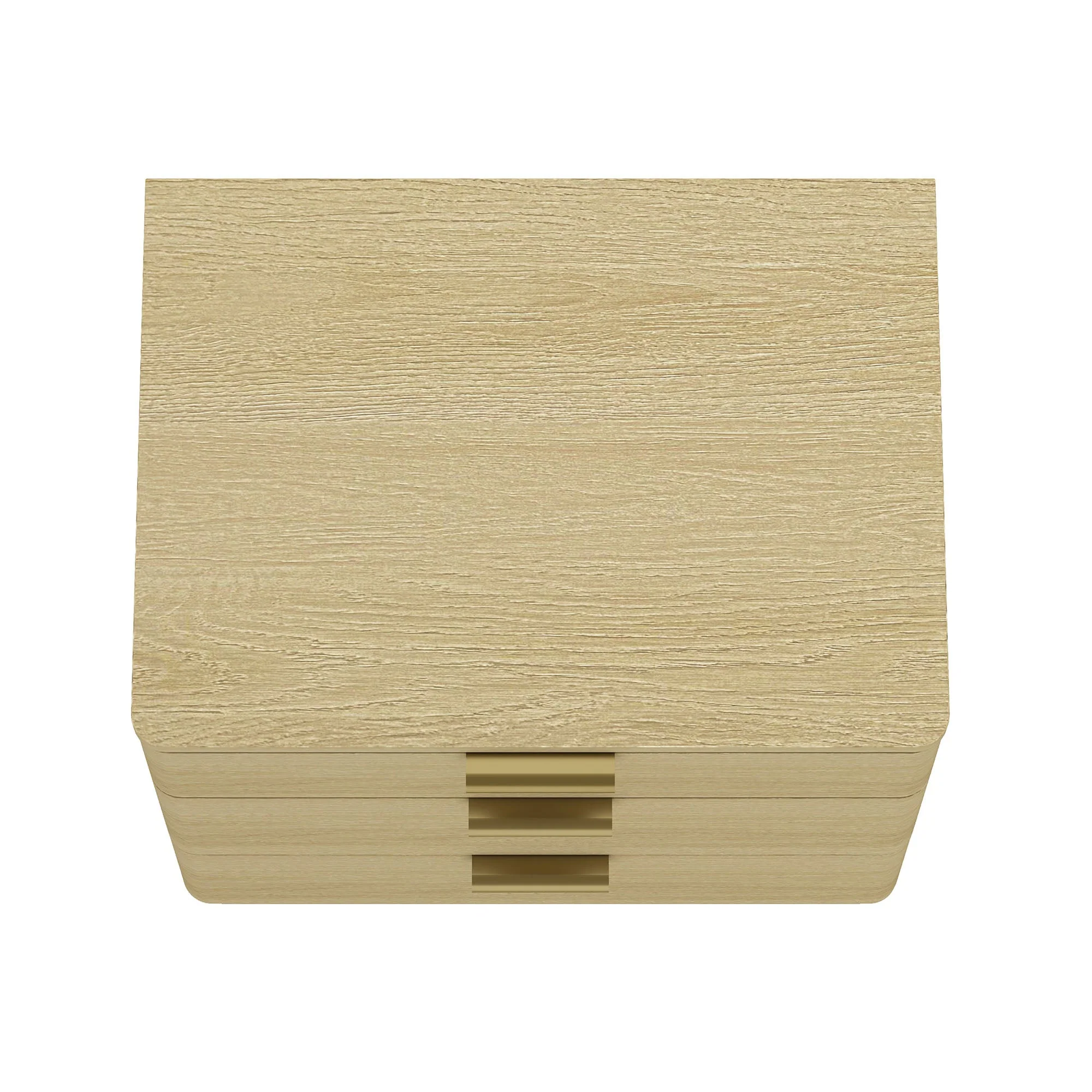 Payton Nightstand in Natural Oak and Gold (set of 2) - Image 9