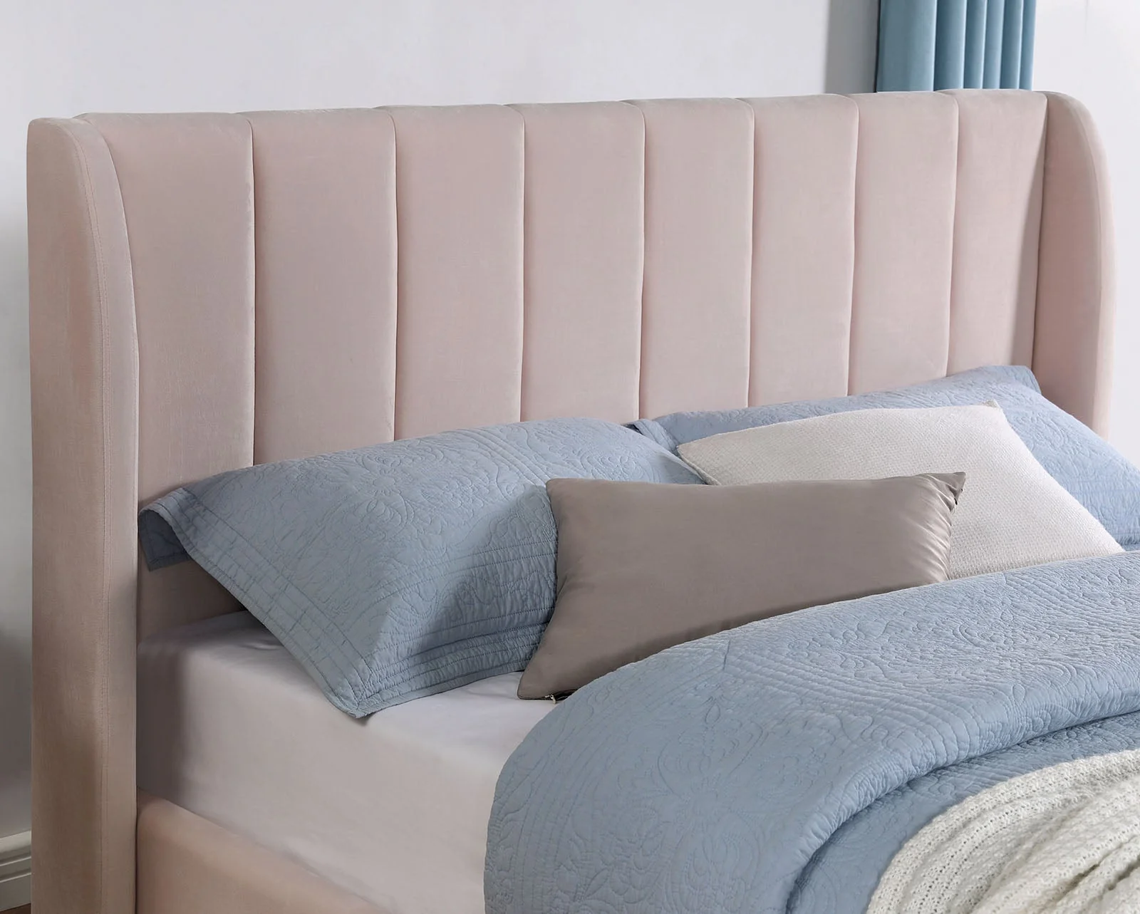 Pearl Light Pink Full Bed - Image 2