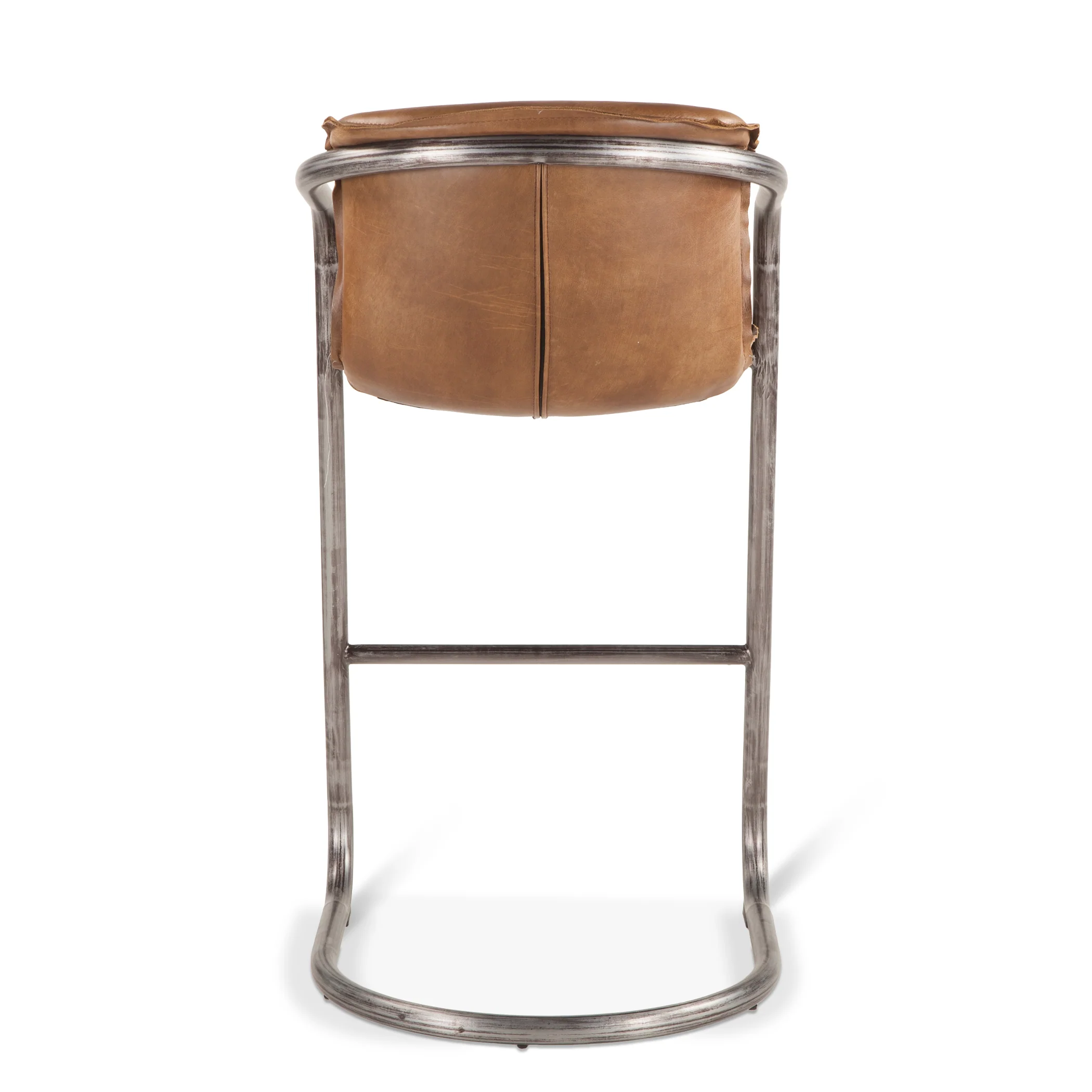 Portofino 22" Bar Chair in Berham Chestnut Leather - Image 5