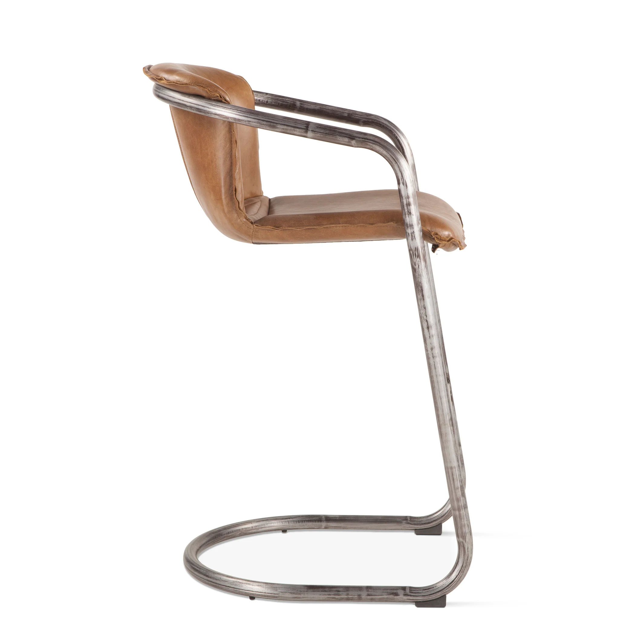 Portofino 22" Bar Chair in Berham Chestnut Leather - Image 8