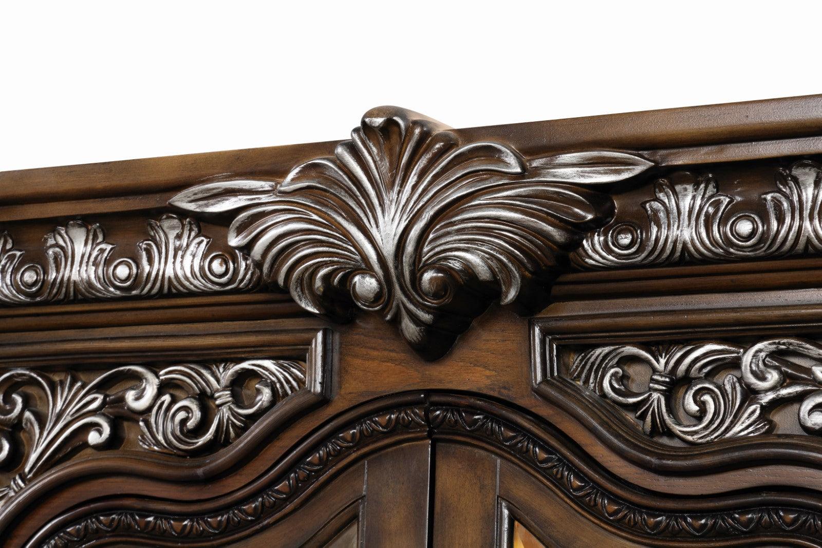 Promenade Dark Brown Curio Cabinet - Image 3
