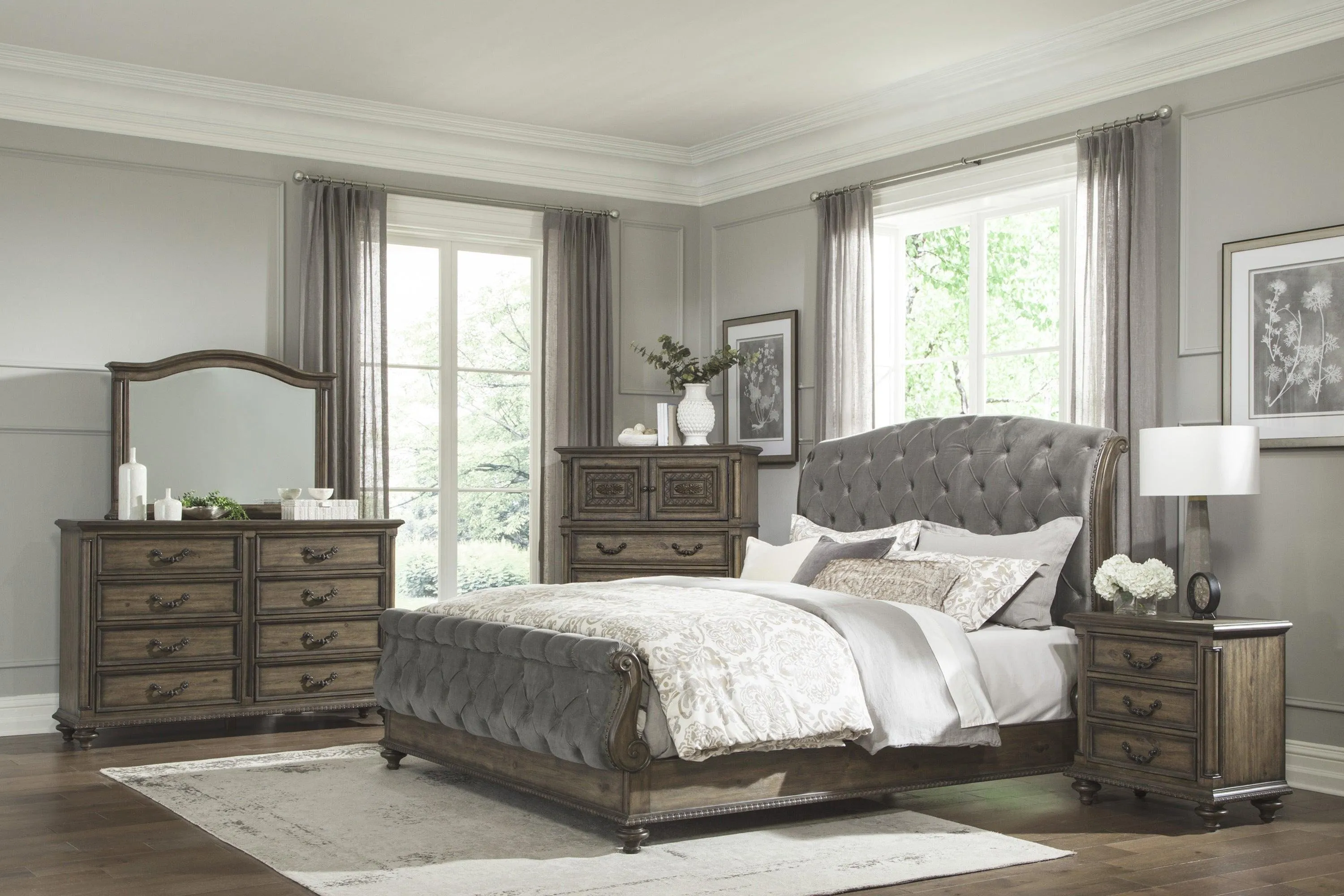 Rachelle Weathered Pecan Dresser - Image 2