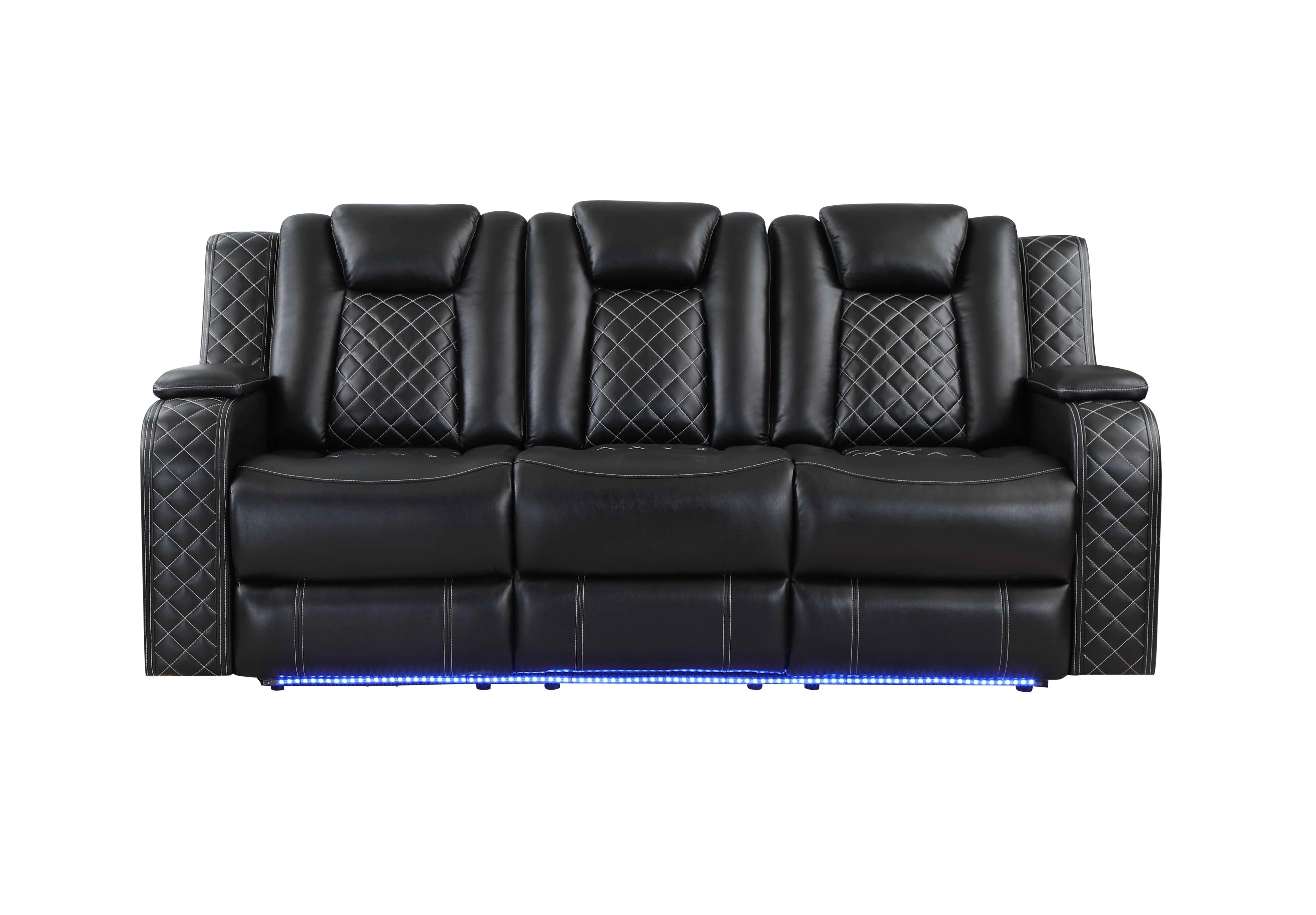 Radiant Black Power Reclining Sofa and Loveseat - Image 15