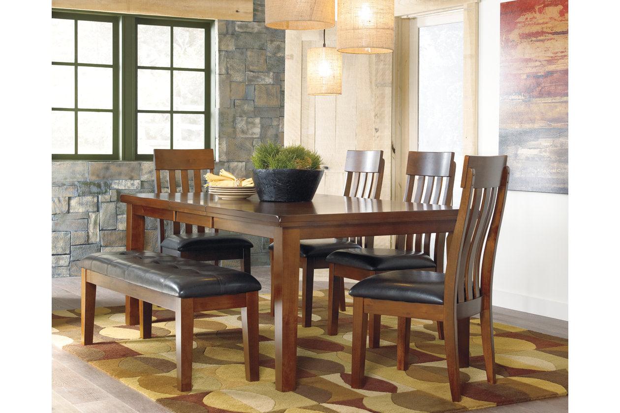 Ralene Medium Brown Dining Bench - Image 3